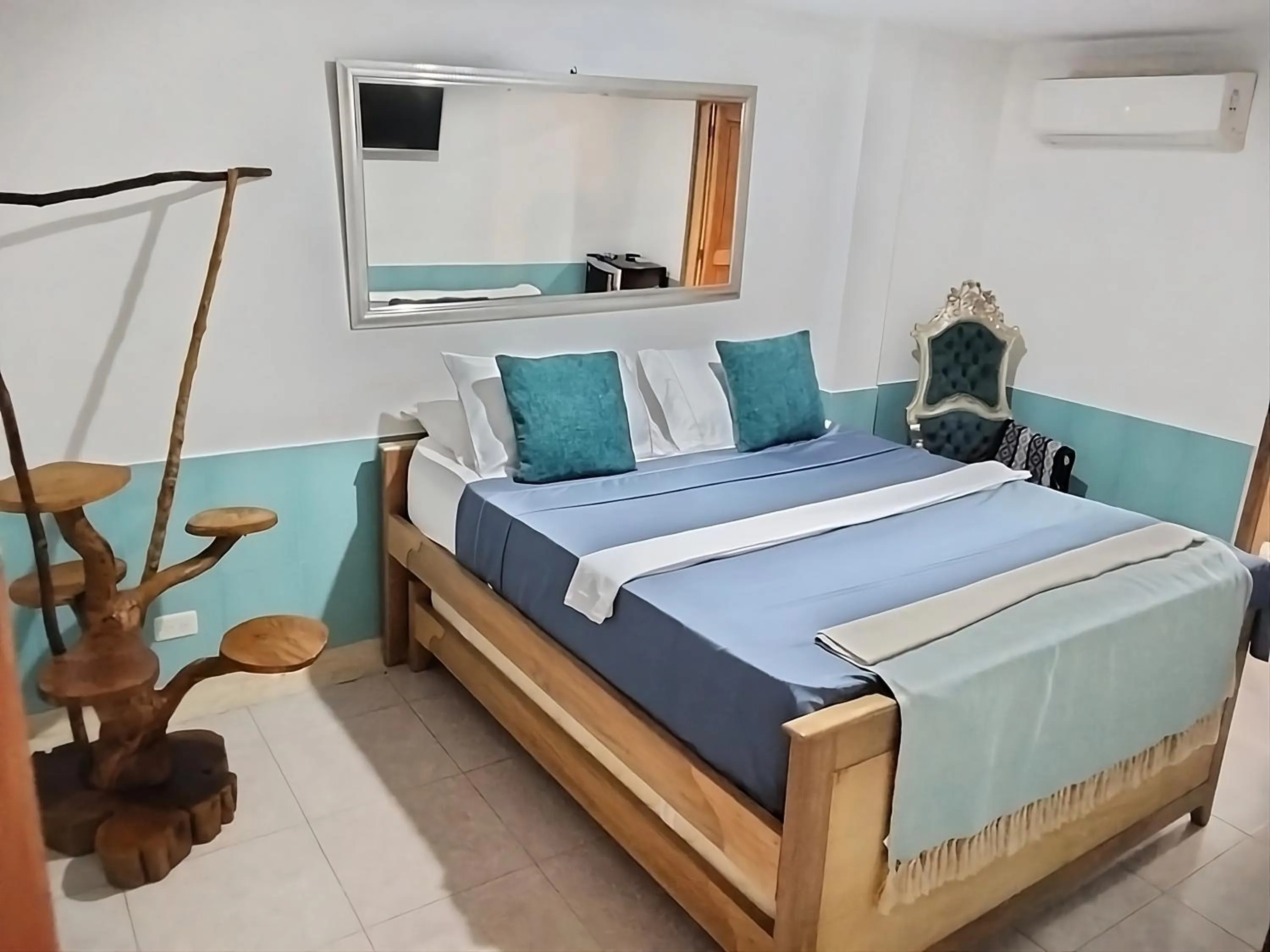 Bed in Hotel Boutique Tierra Del Mar Cartagena