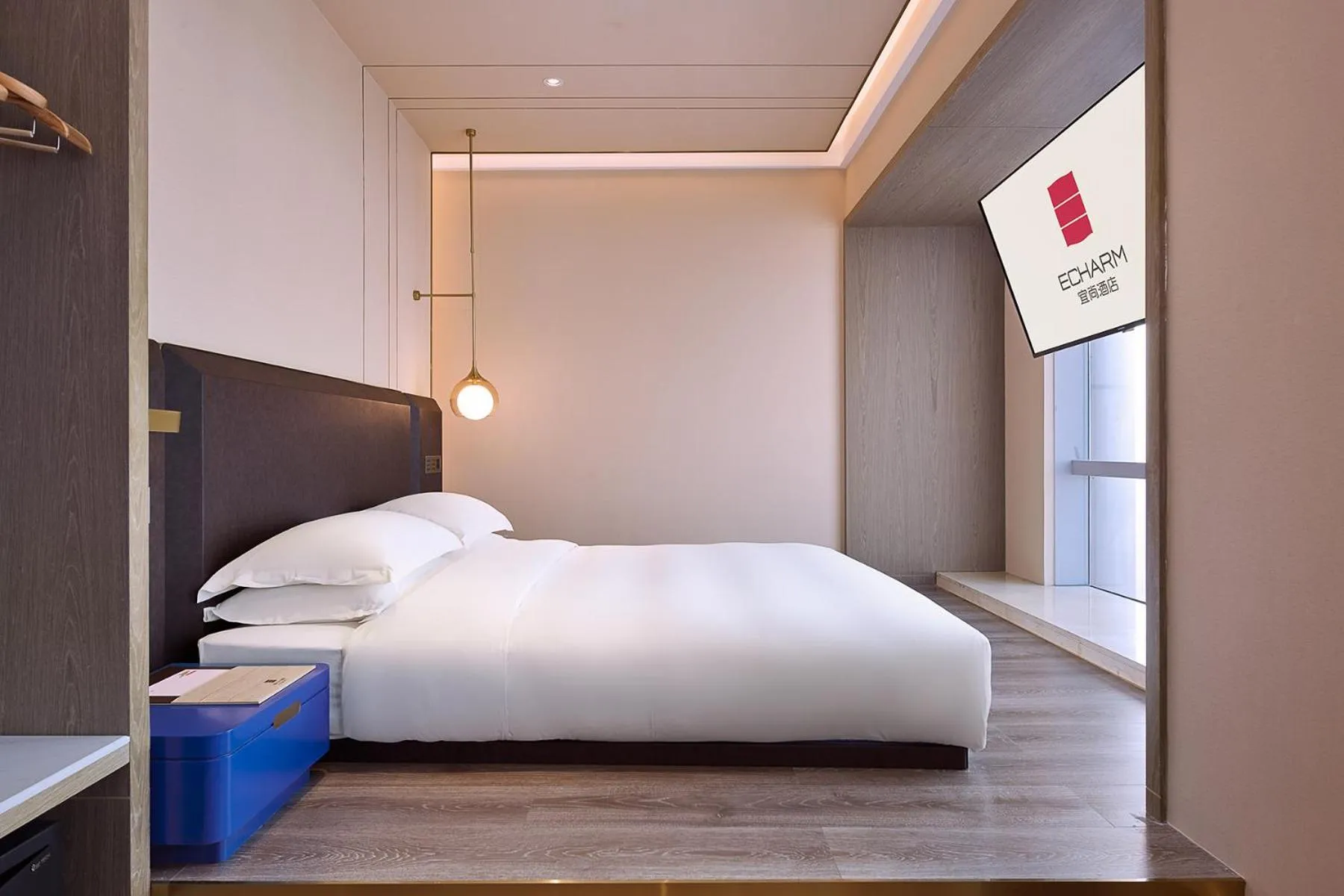 Bed in Echarm plus International Hotel Guangzhou Changgang Metro Station Branch - Free Shuttle Bus to Canton Fair Complex During Canton Fair Period