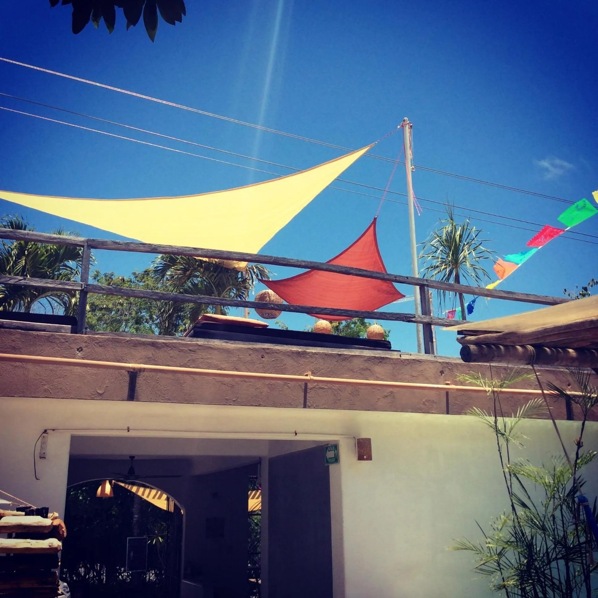 Bird's eye view in Teetotum hotel