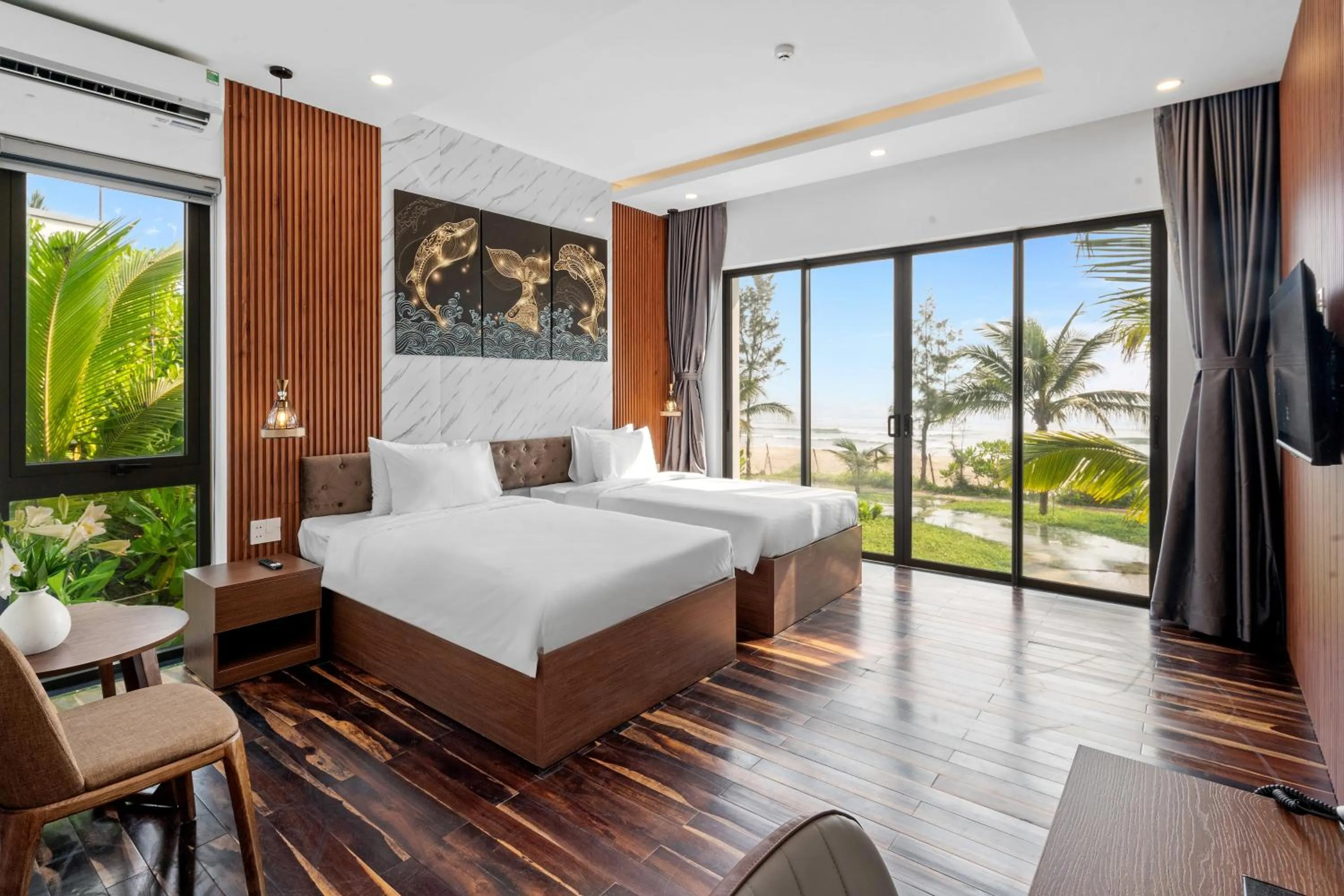 TV and multimedia, Bed in Langco Bay Retreat