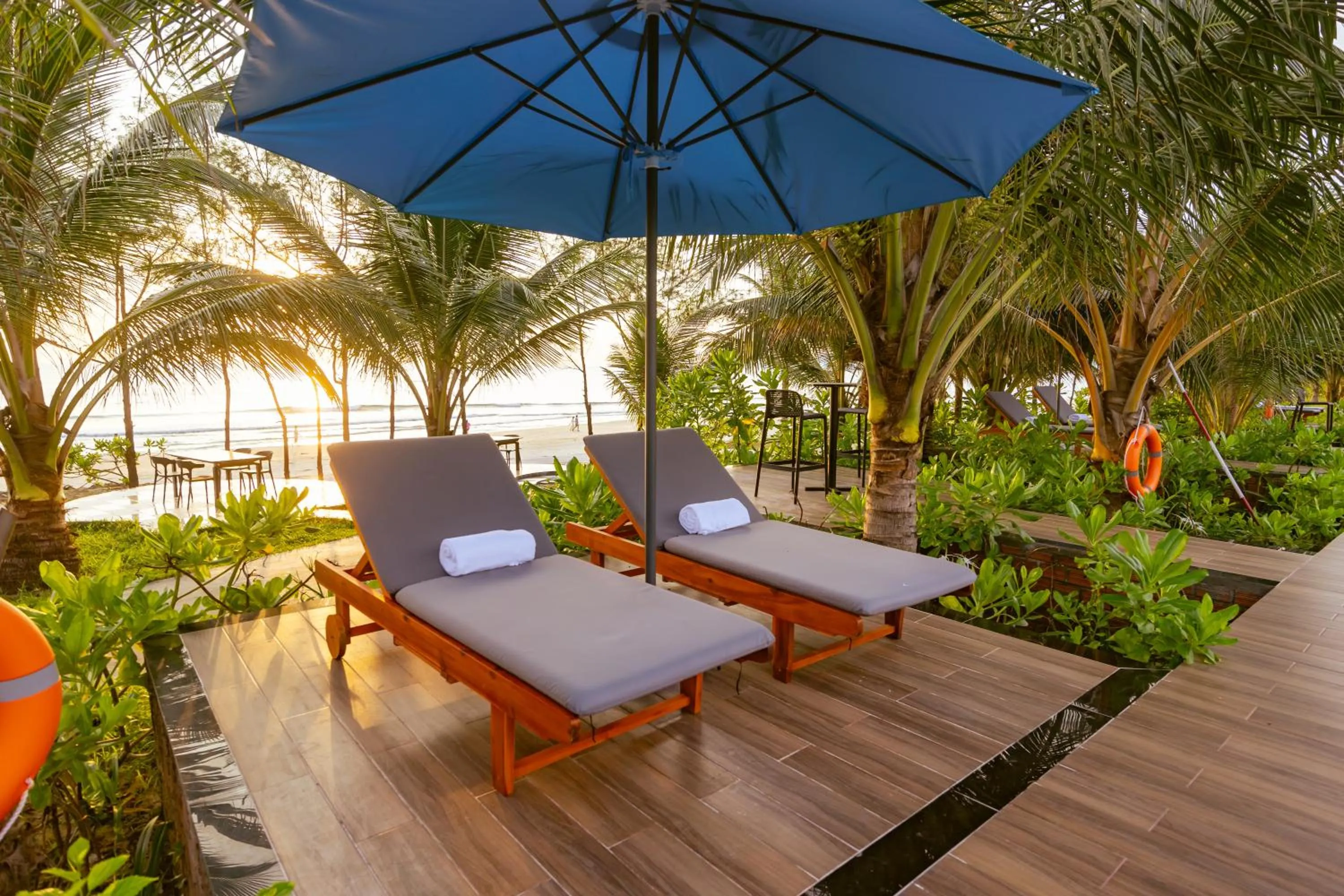 Garden in Langco Bay Retreat