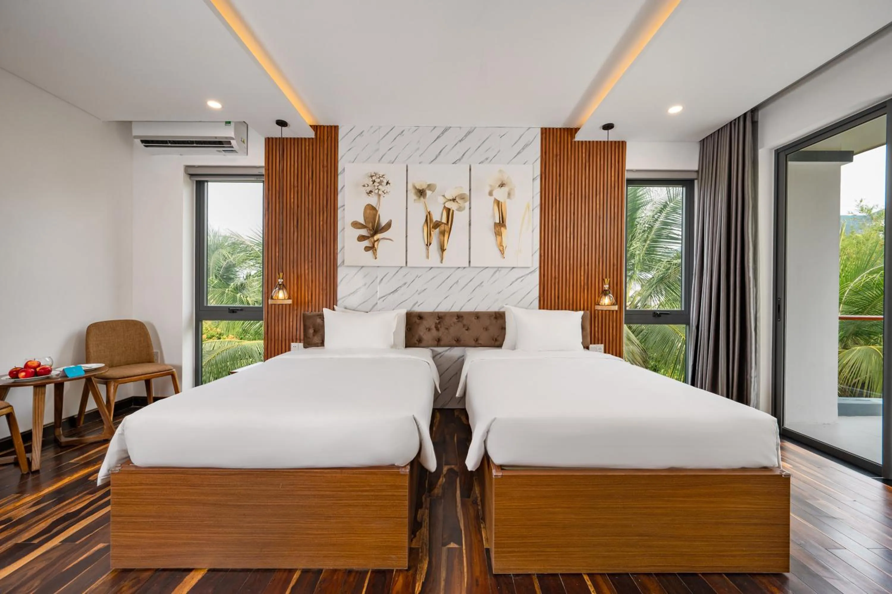 Bed in Langco Bay Retreat