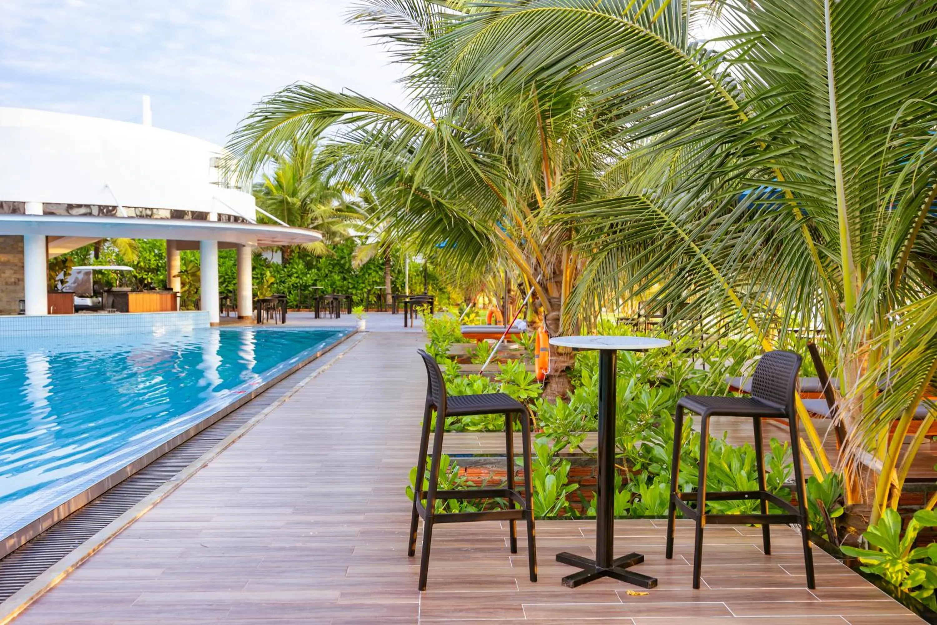 Pool view in Langco Bay Retreat