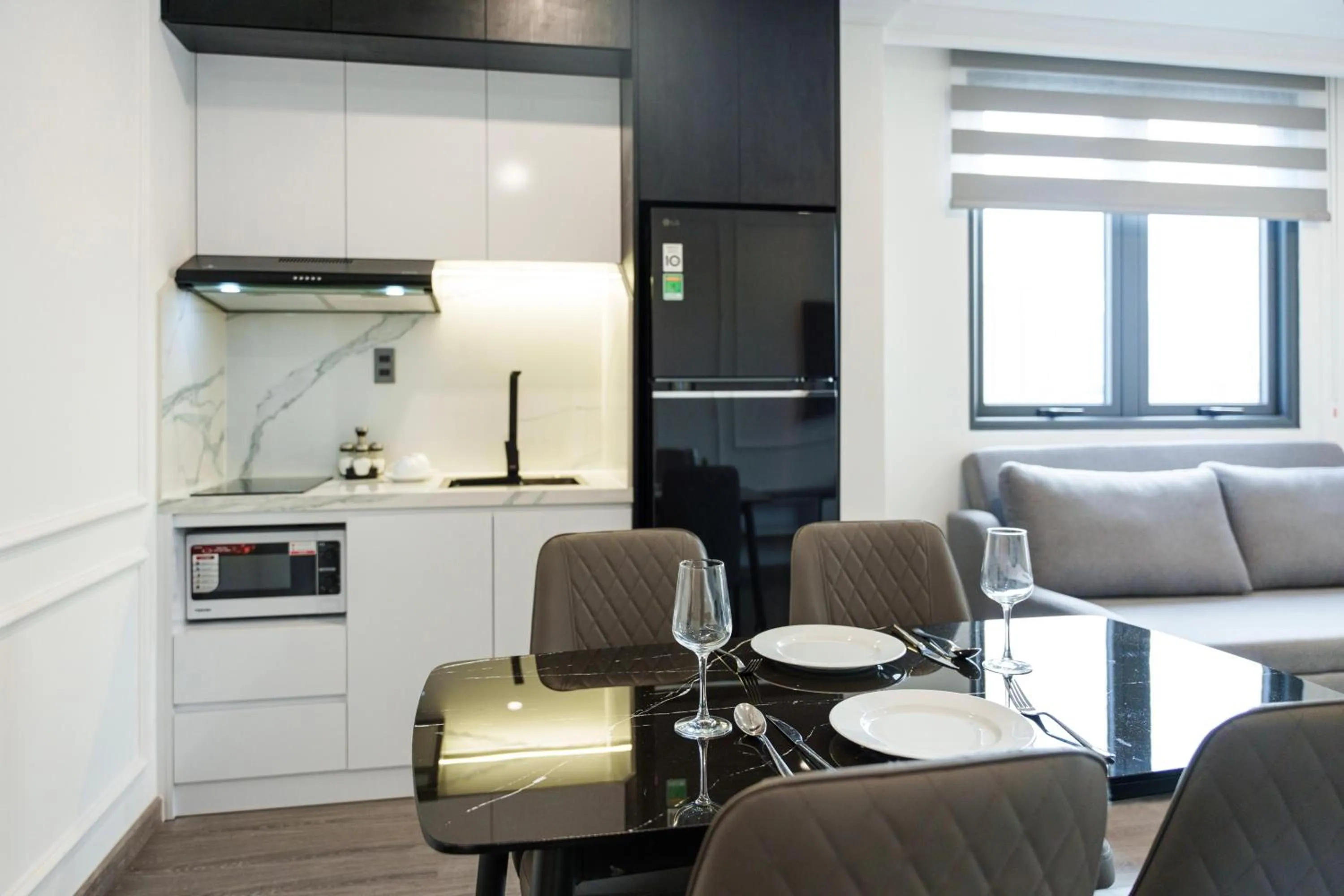 Kitchen or kitchenette in CityHouse- El Pino Realm at Metro Ben Thanh Market