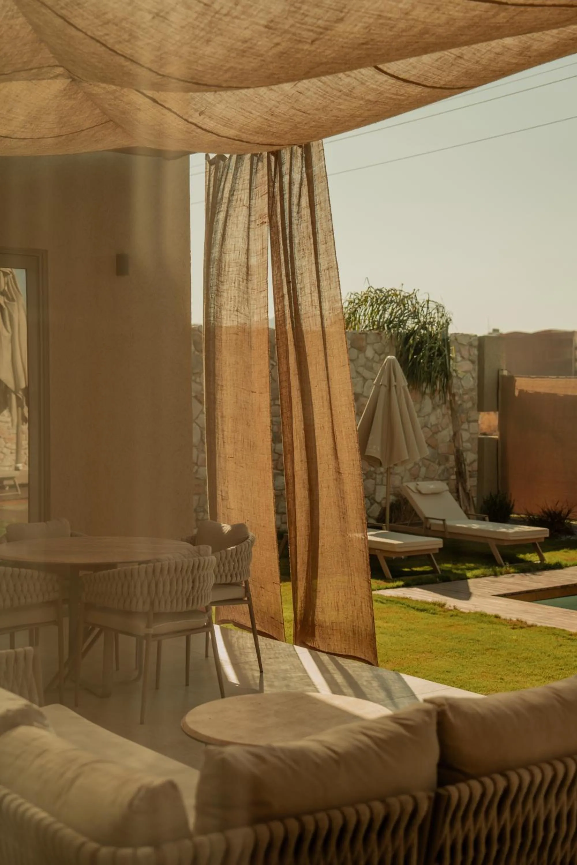 Patio in Silence Villas