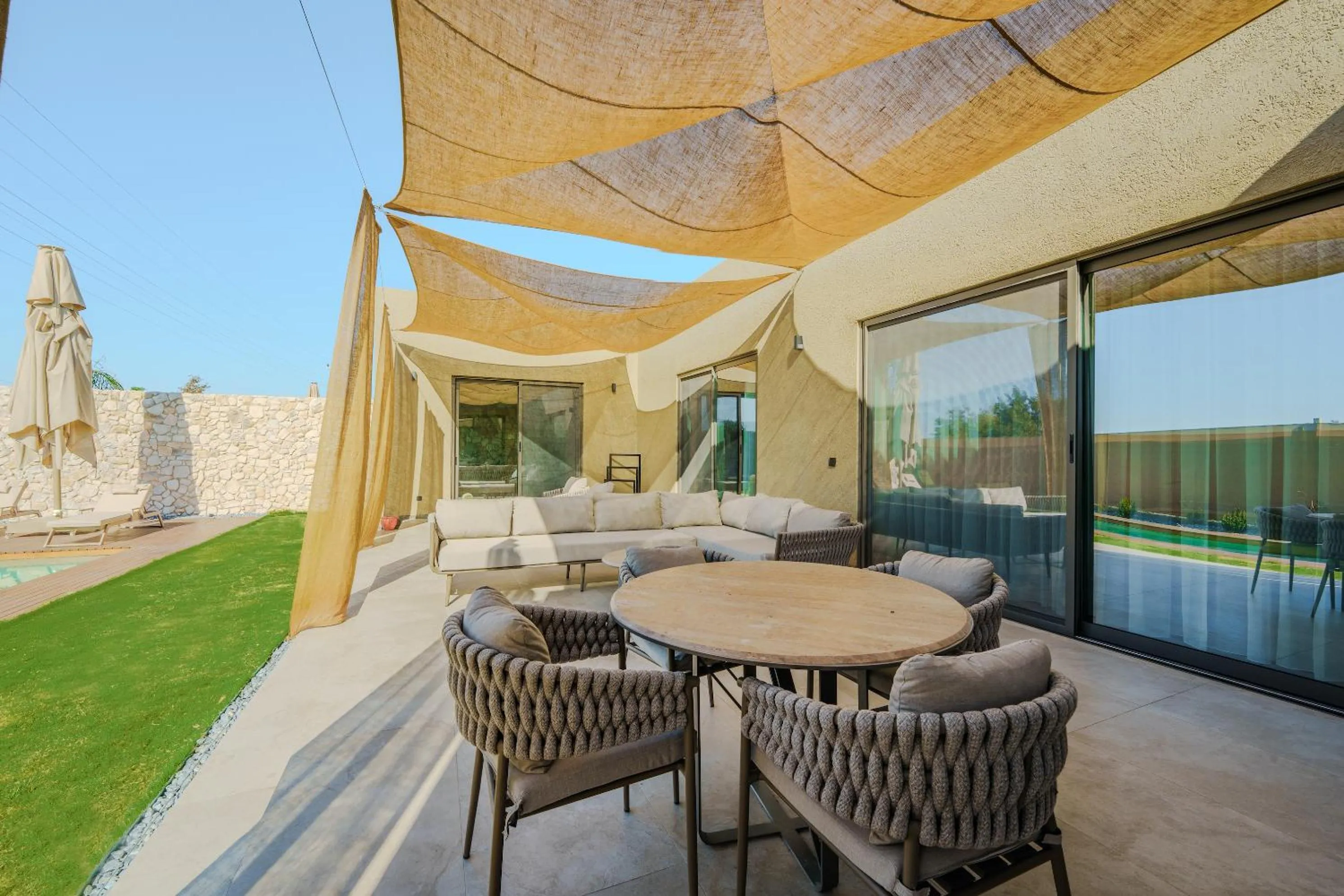 Patio in Silence Villas