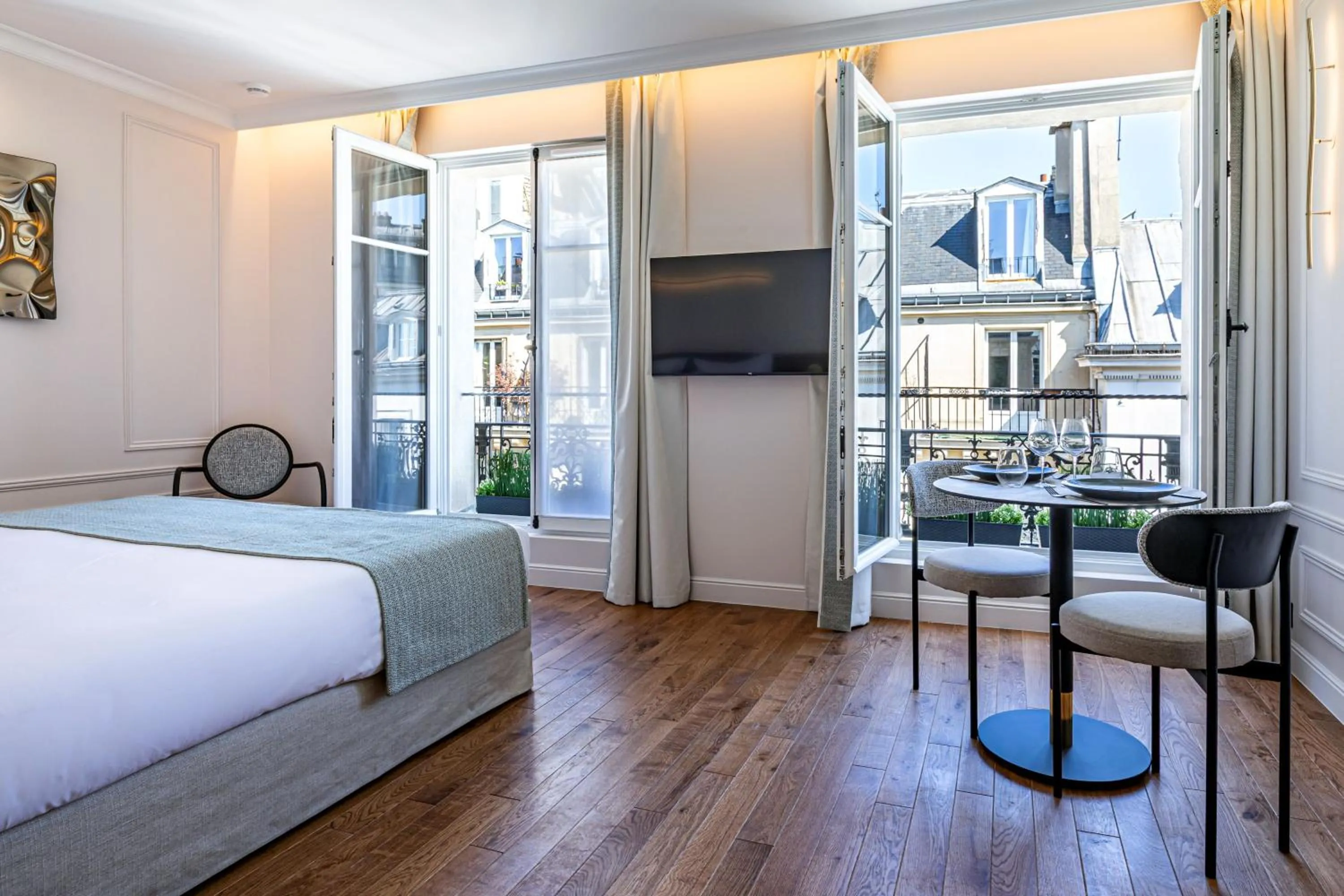 Bed in Villa SoPi Appart'Hotel by Patrick Hayat