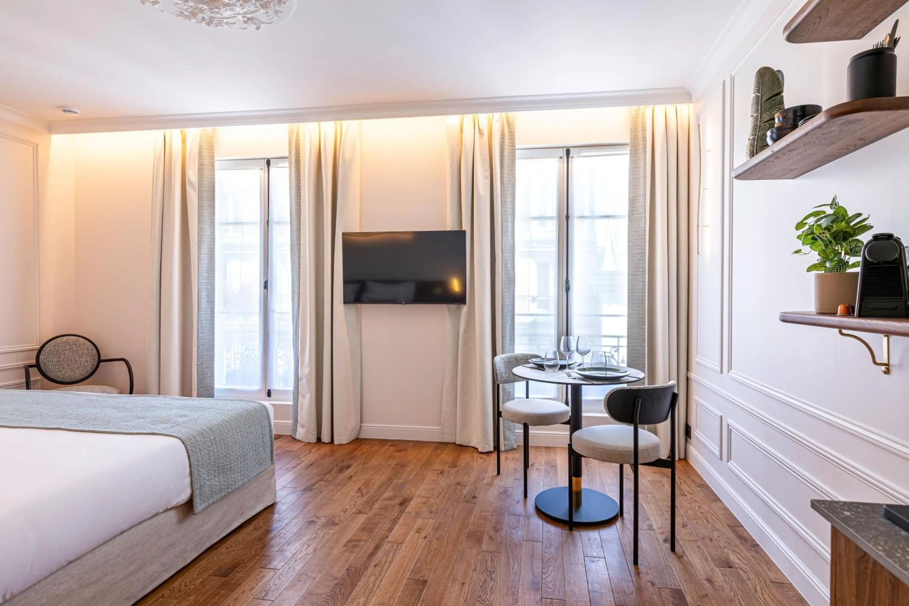 Bed in Villa SoPi Appart'Hotel by Patrick Hayat