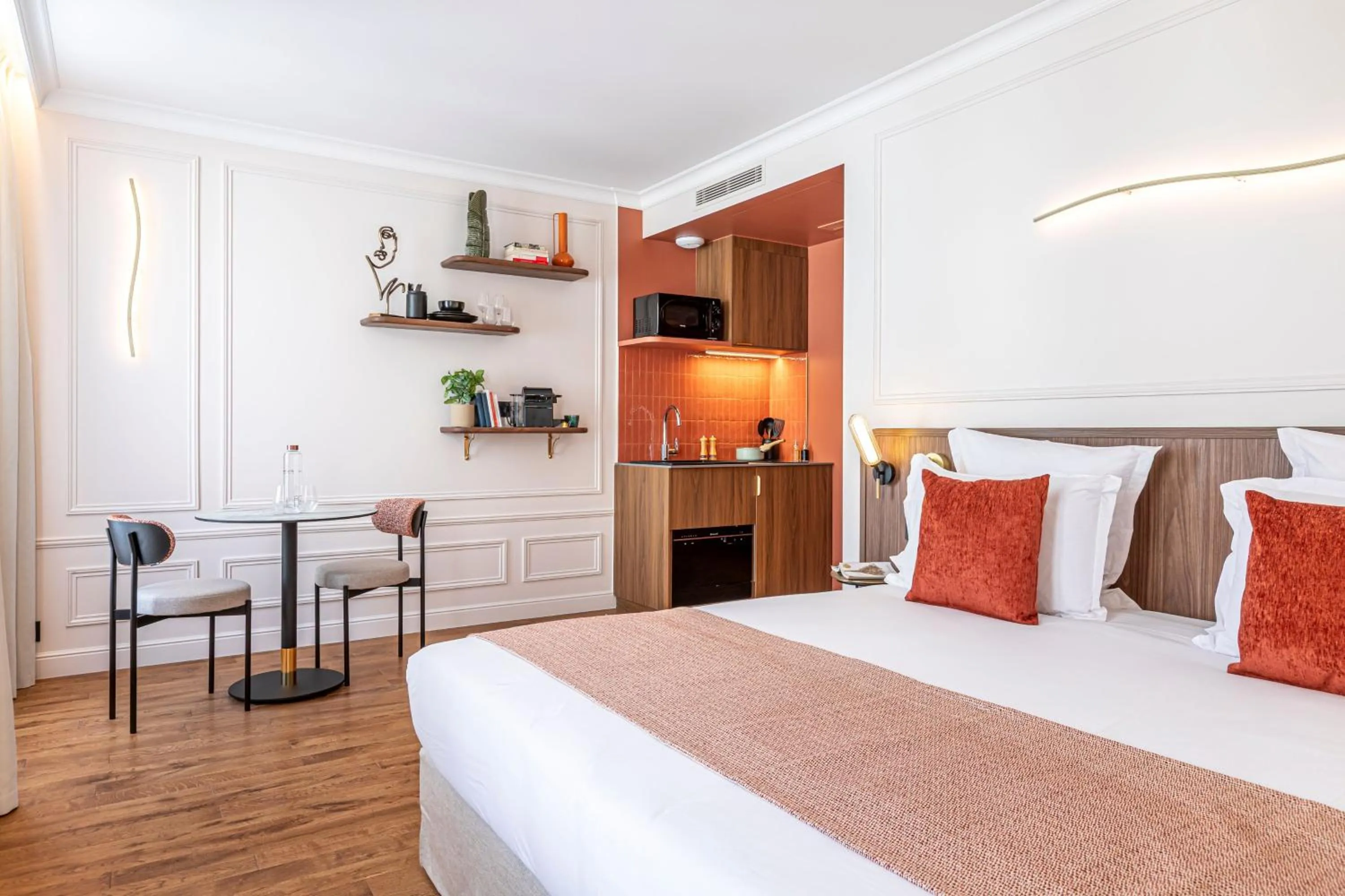 Bed in Villa SoPi Appart'Hotel by Patrick Hayat