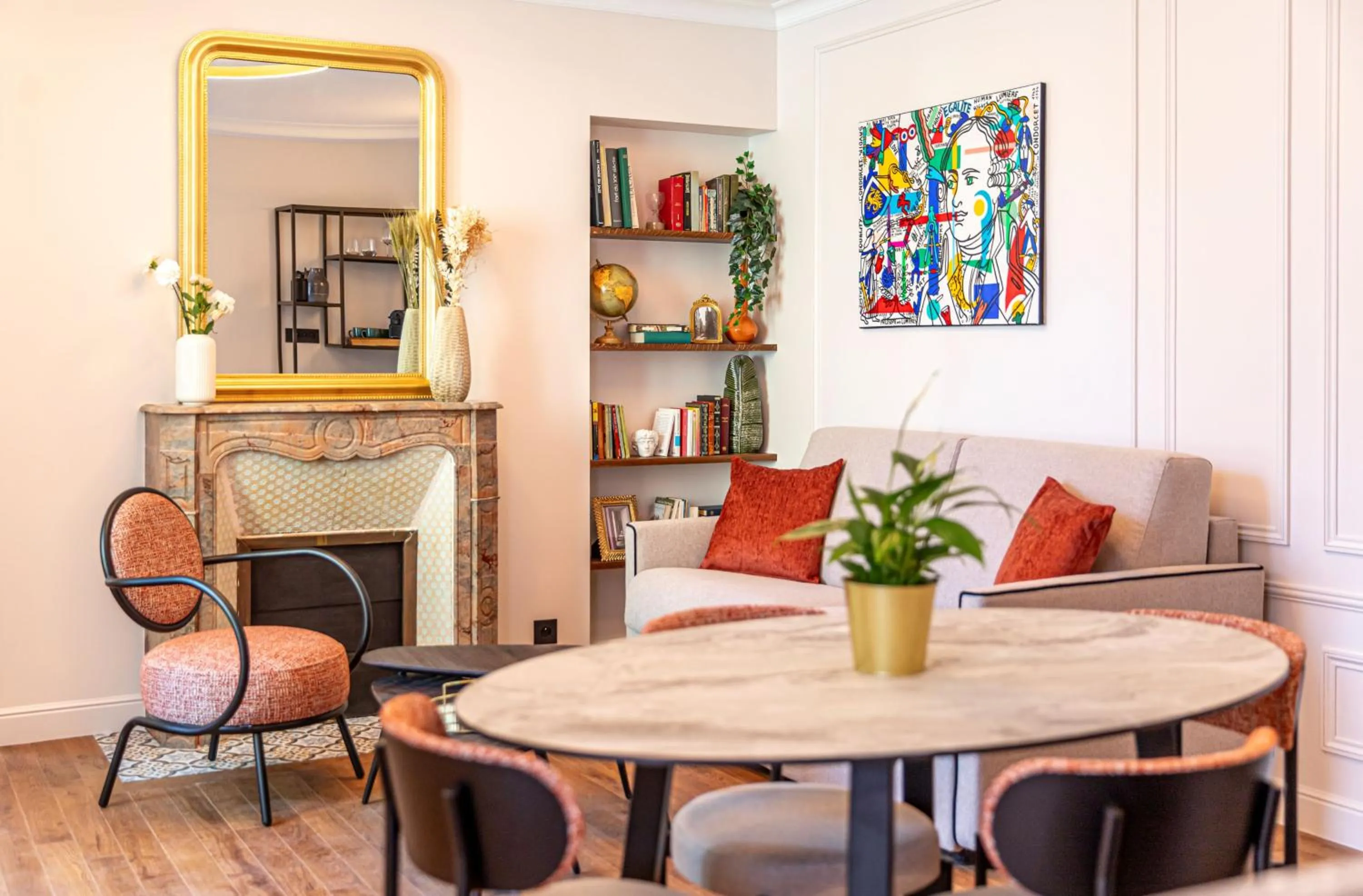 Living room in Villa SoPi Appart'Hotel by Patrick Hayat