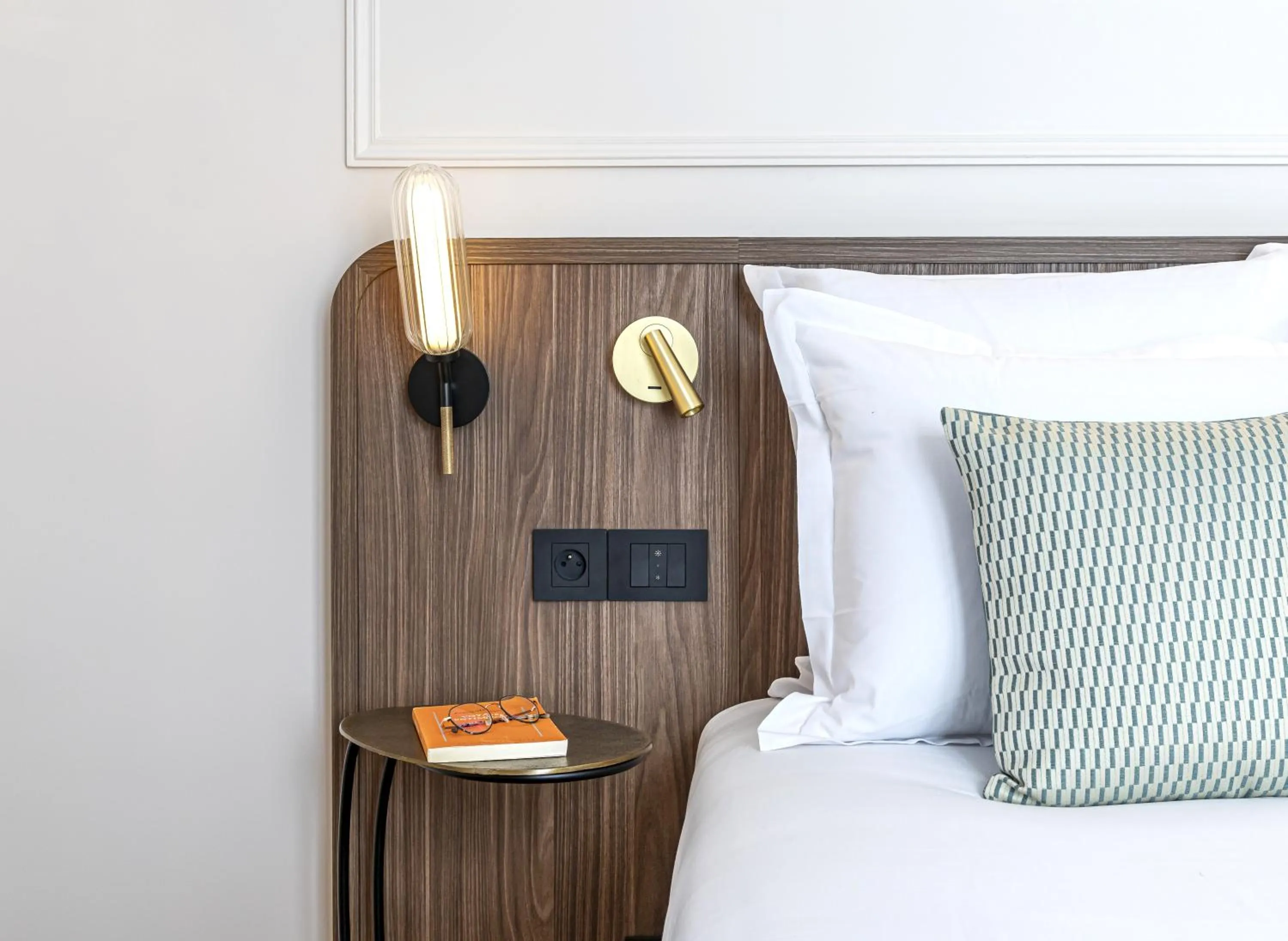 Bed in Villa SoPi Appart'Hotel by Patrick Hayat