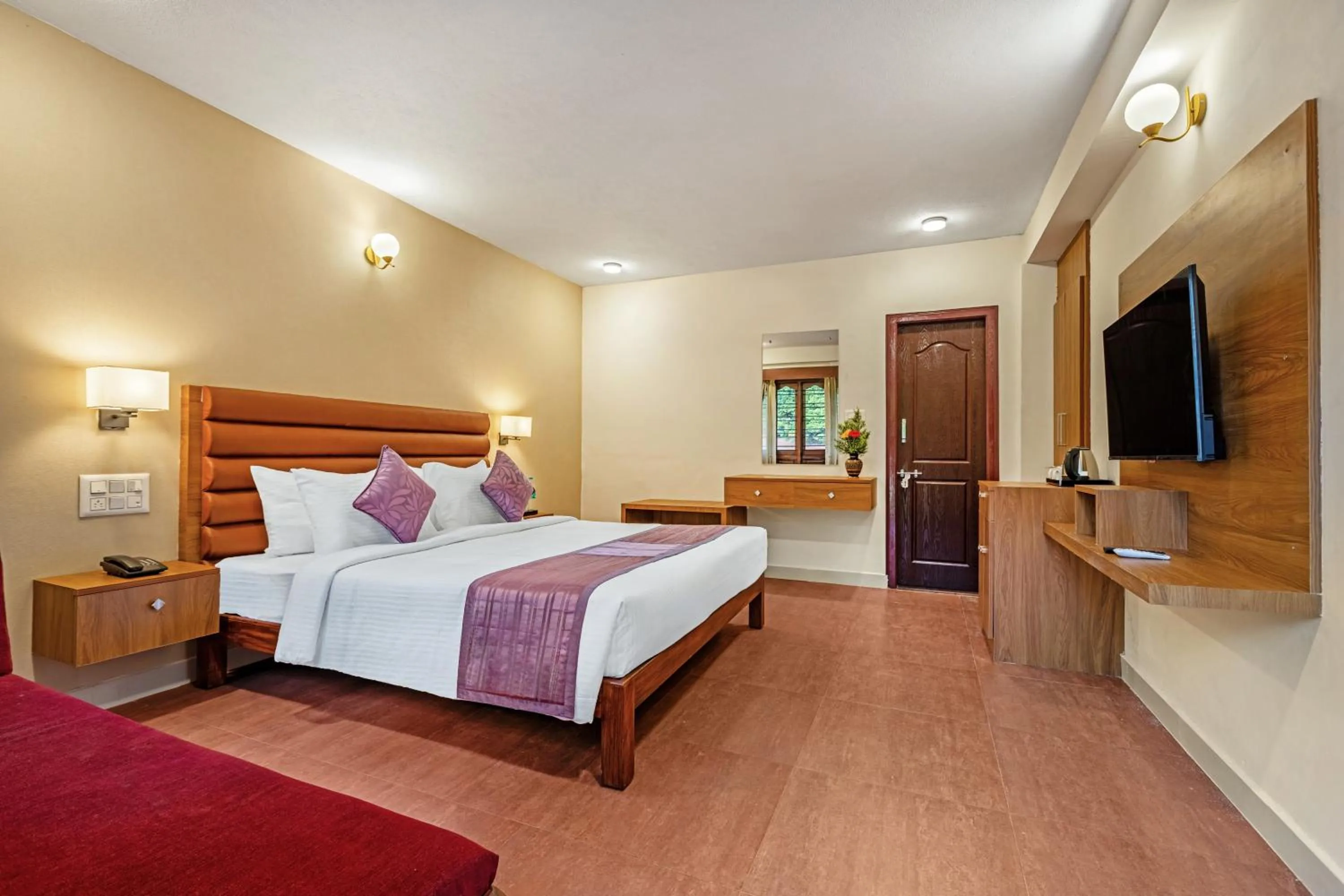 Bedroom, Bed in Sterling Brookstone Coorg