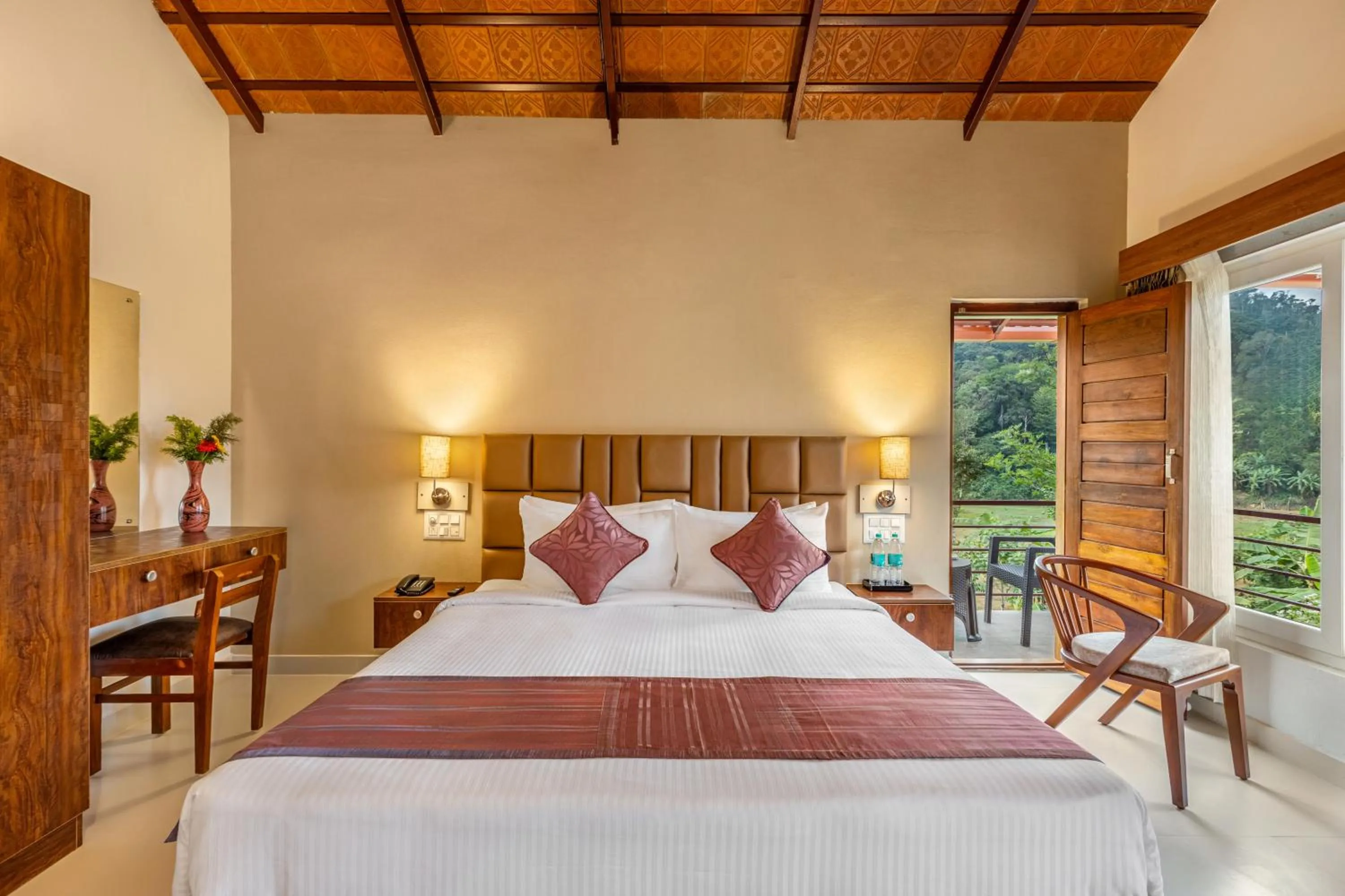 Bedroom, Bed in Sterling Brookstone Coorg