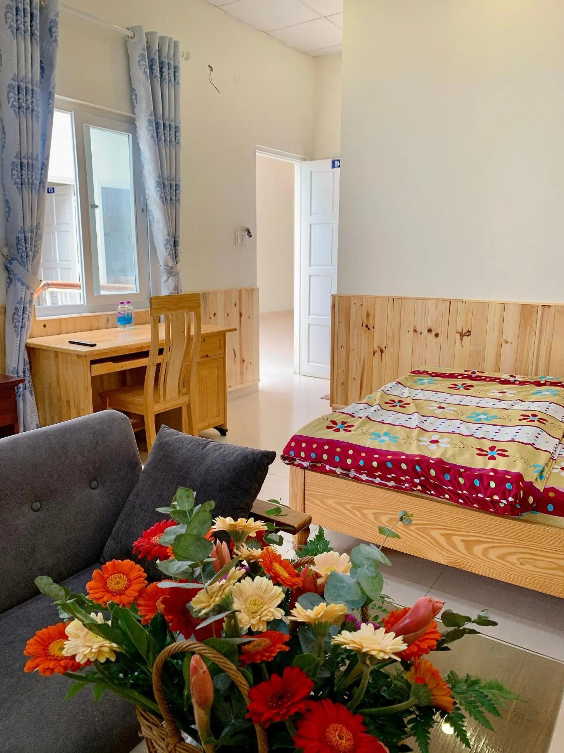 Bed in Hoang Nguyen Hotel