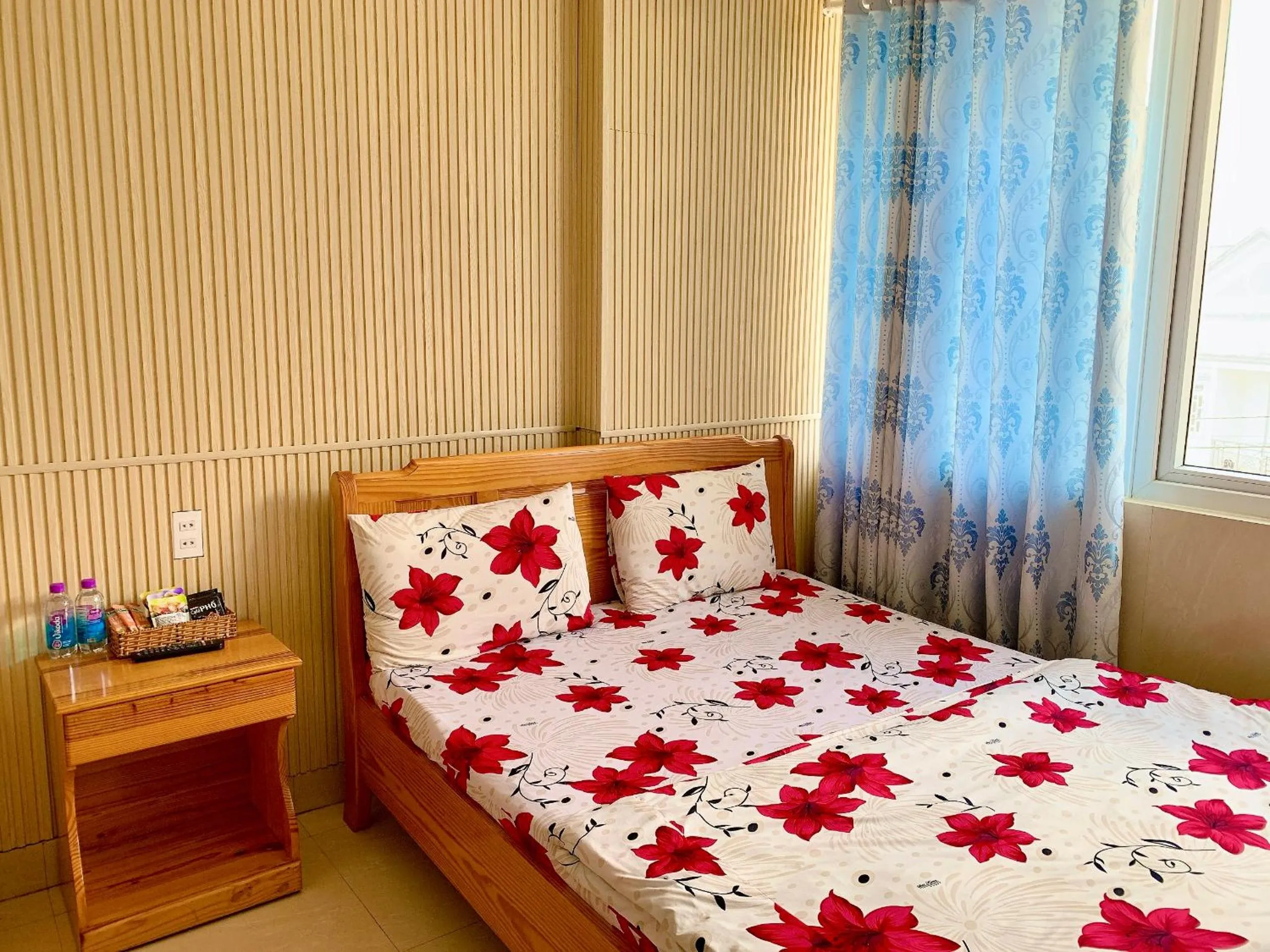 Bed in Hoang Nguyen Hotel