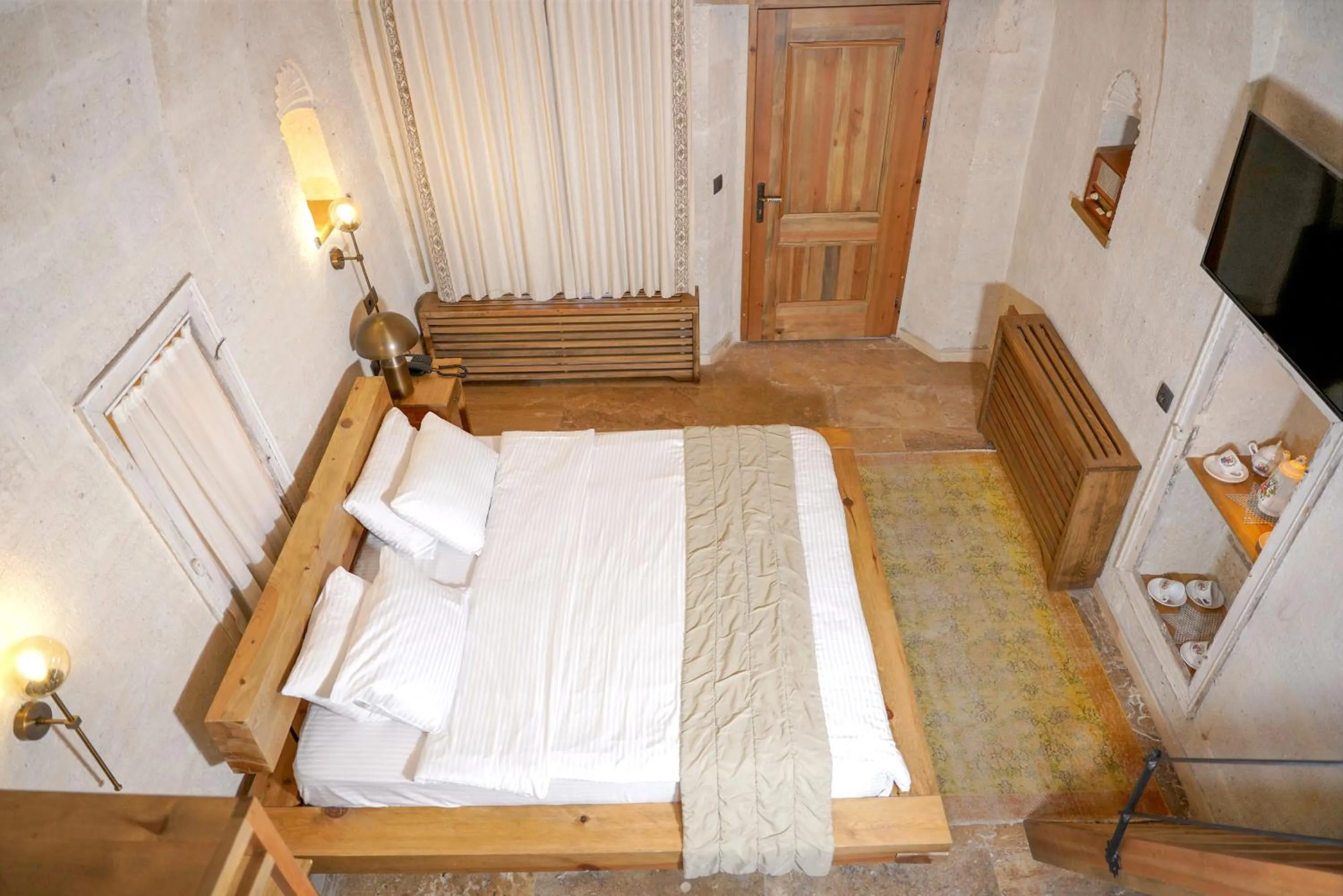 Bed in Cappadocia Alfa Cave Hotel