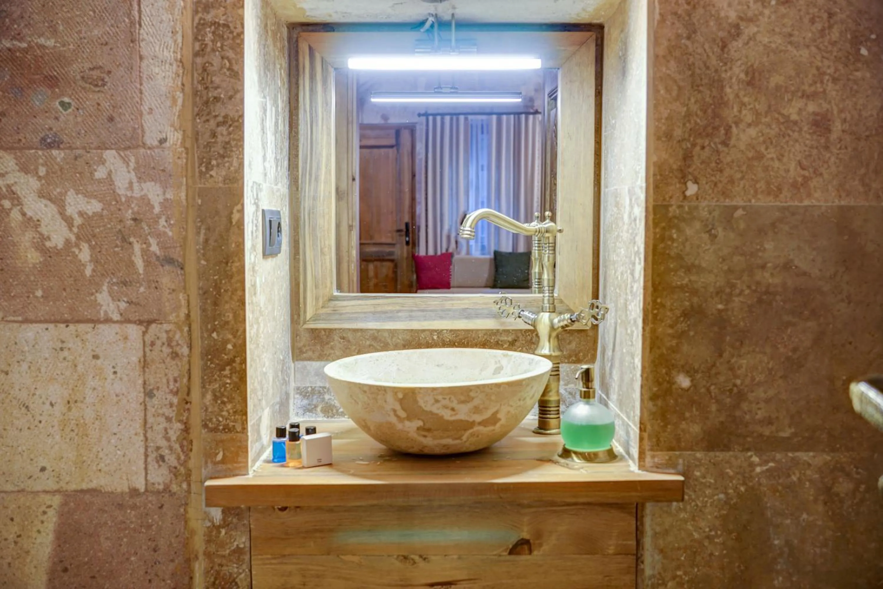 Toilet in Cappadocia Alfa Cave Hotel