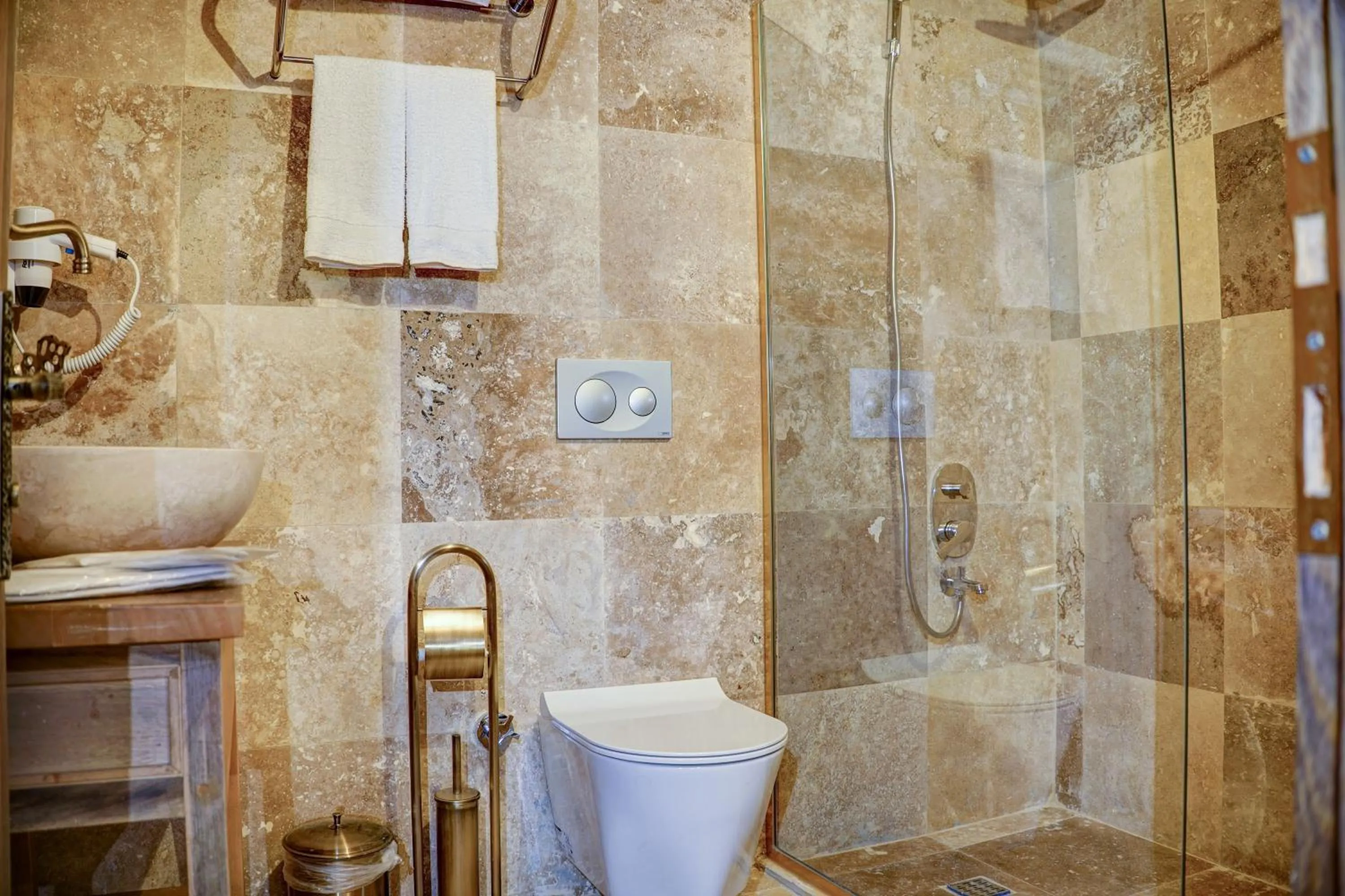 Shower in Cappadocia Alfa Cave Hotel