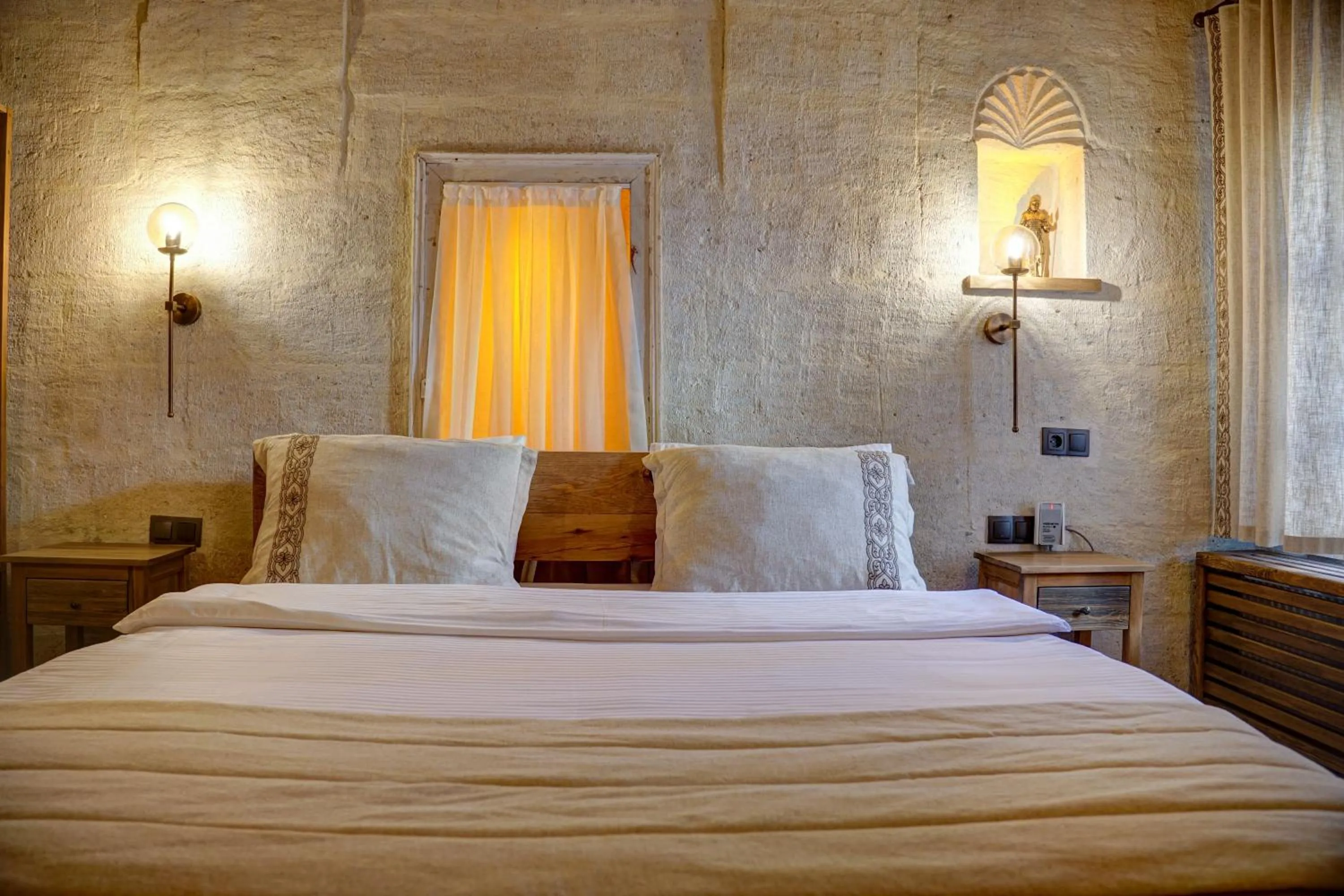 Bed in Cappadocia Alfa Cave Hotel