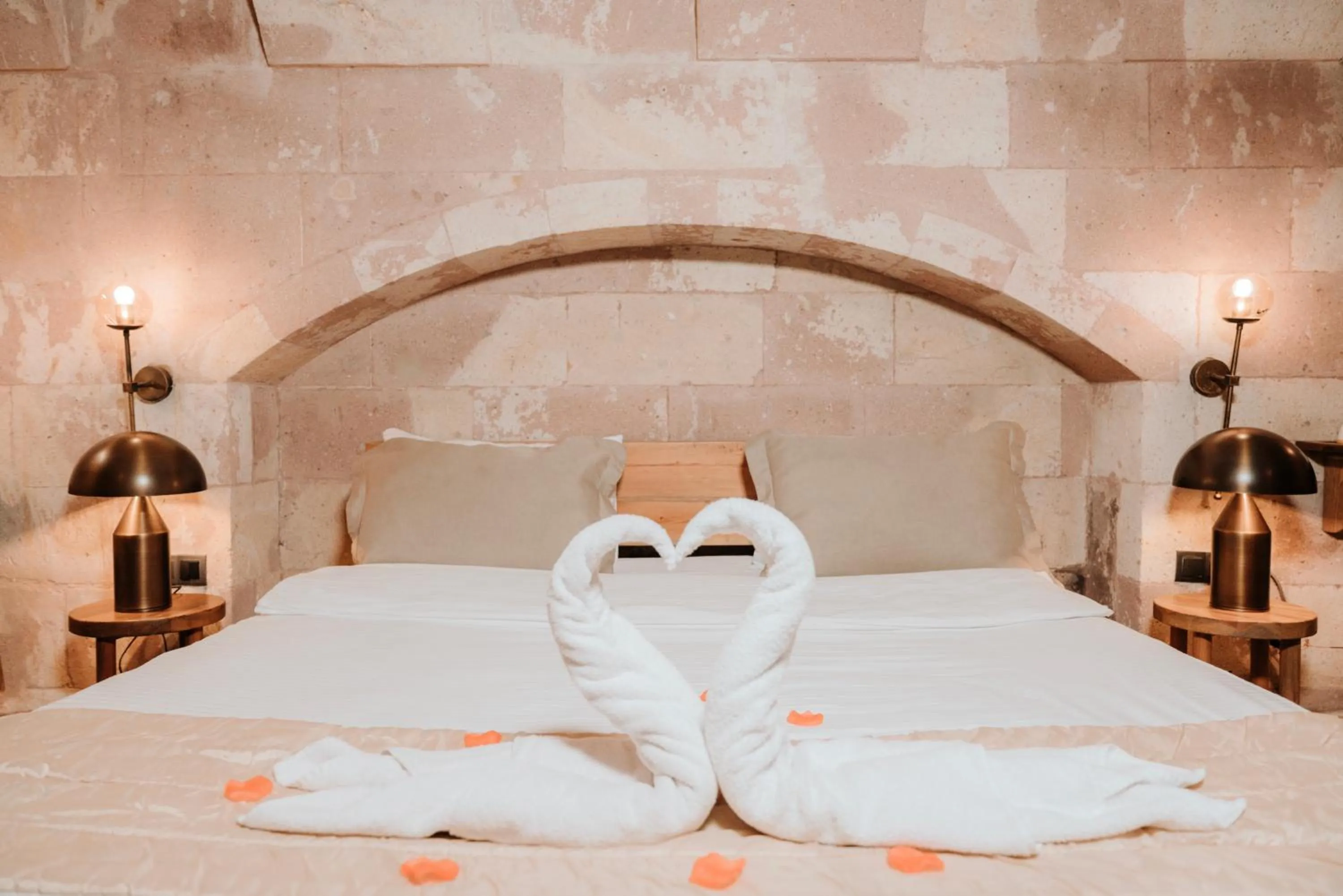 Bed in Cappadocia Alfa Cave Hotel