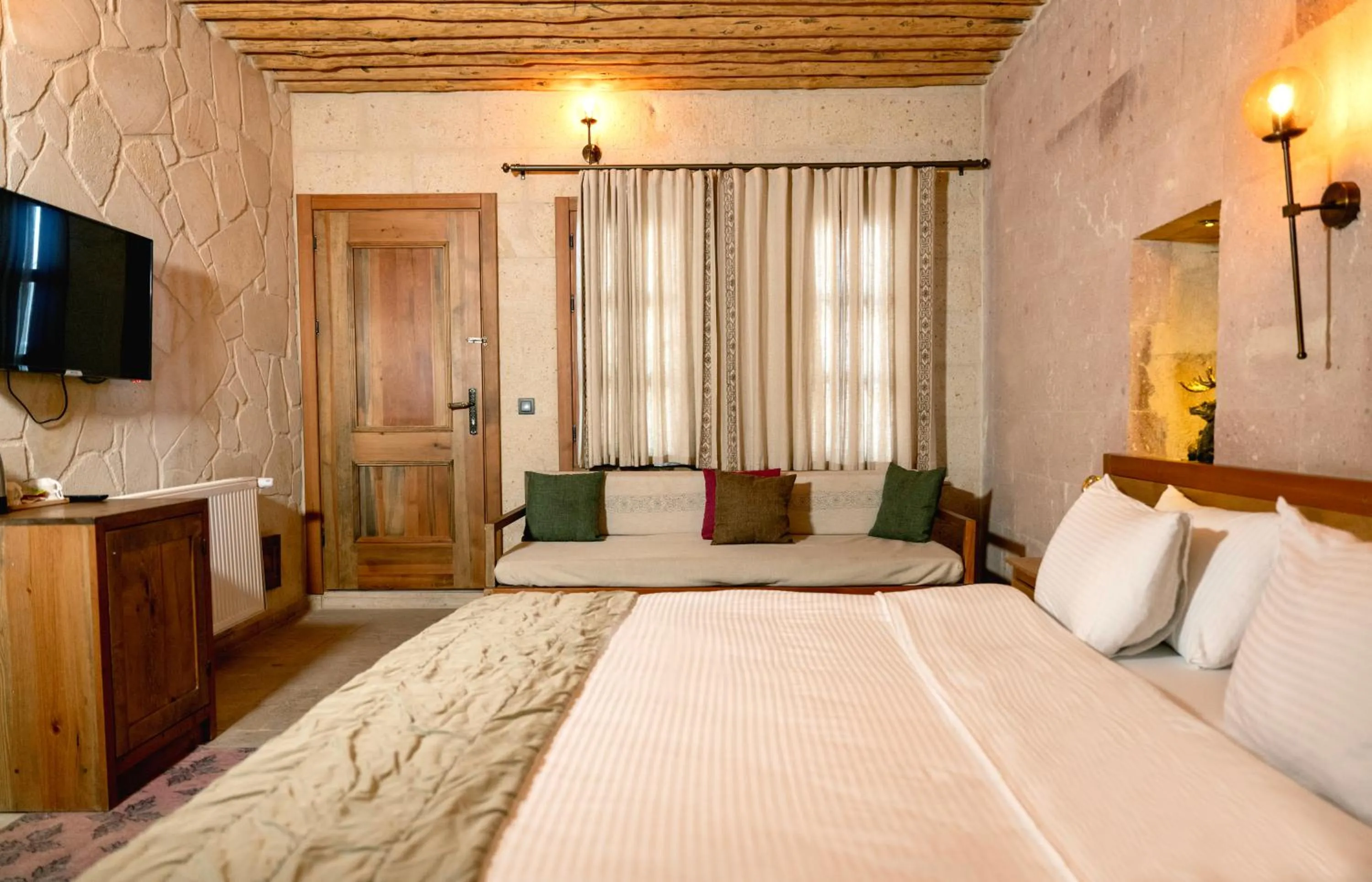 Bed in Cappadocia Alfa Cave Hotel