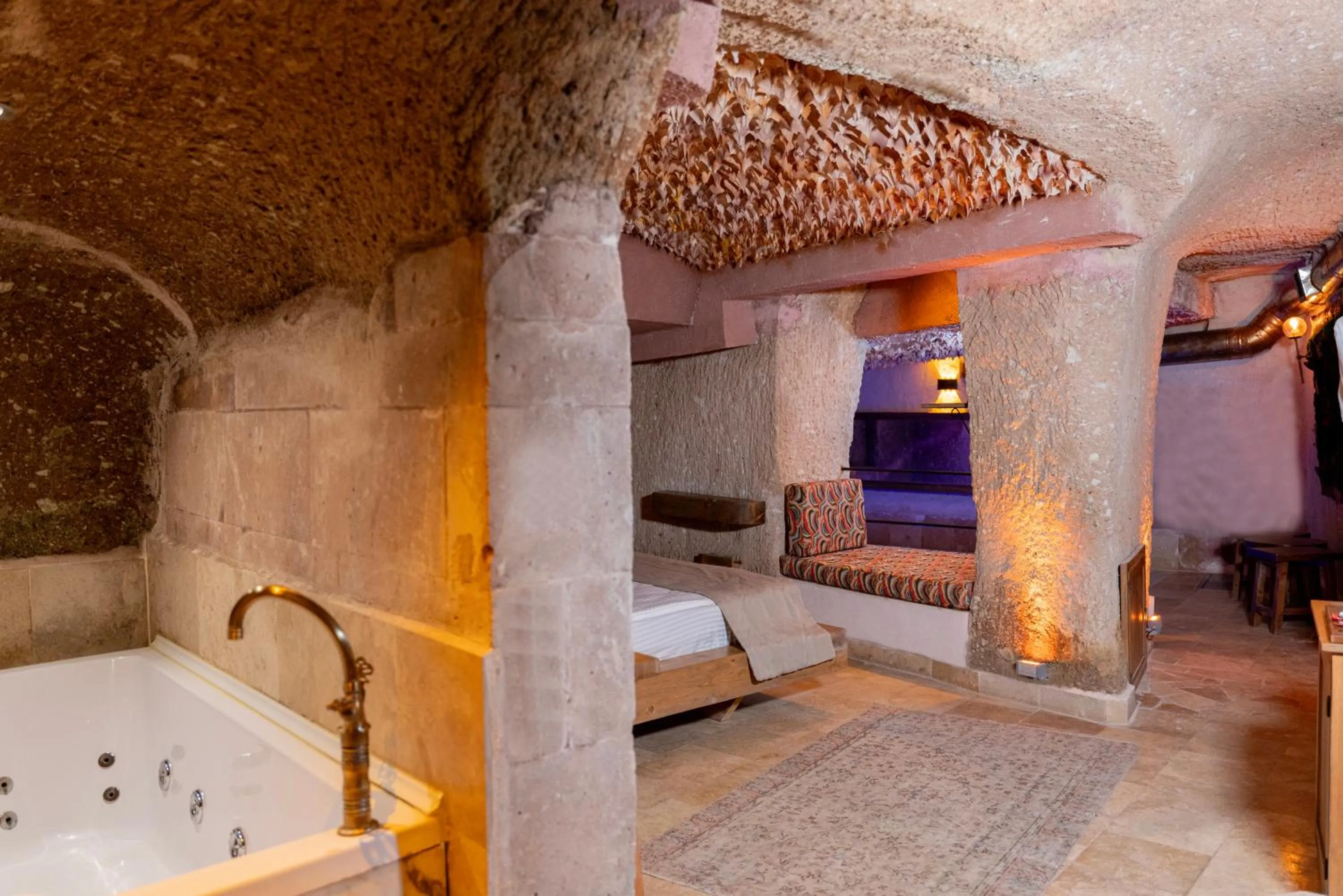 Bed in Cappadocia Alfa Cave Hotel