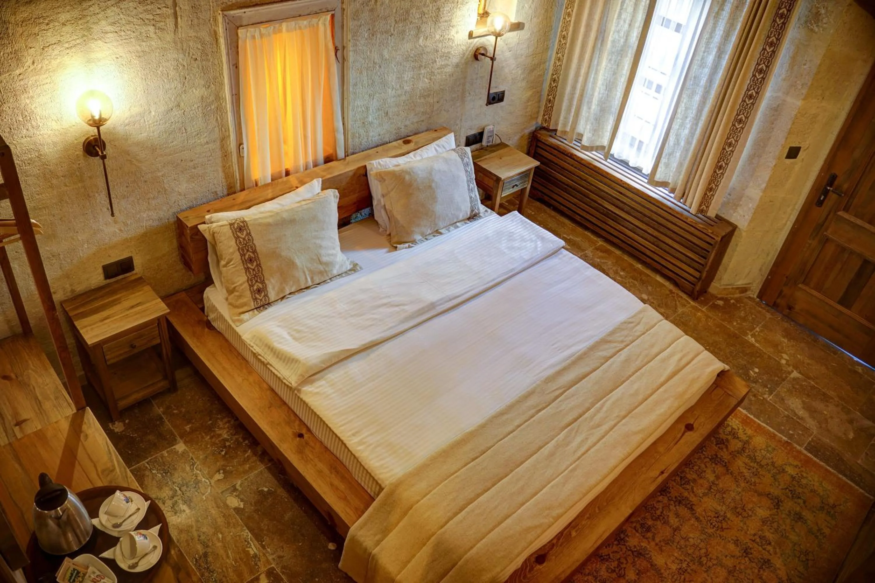 Bed in Cappadocia Alfa Cave Hotel