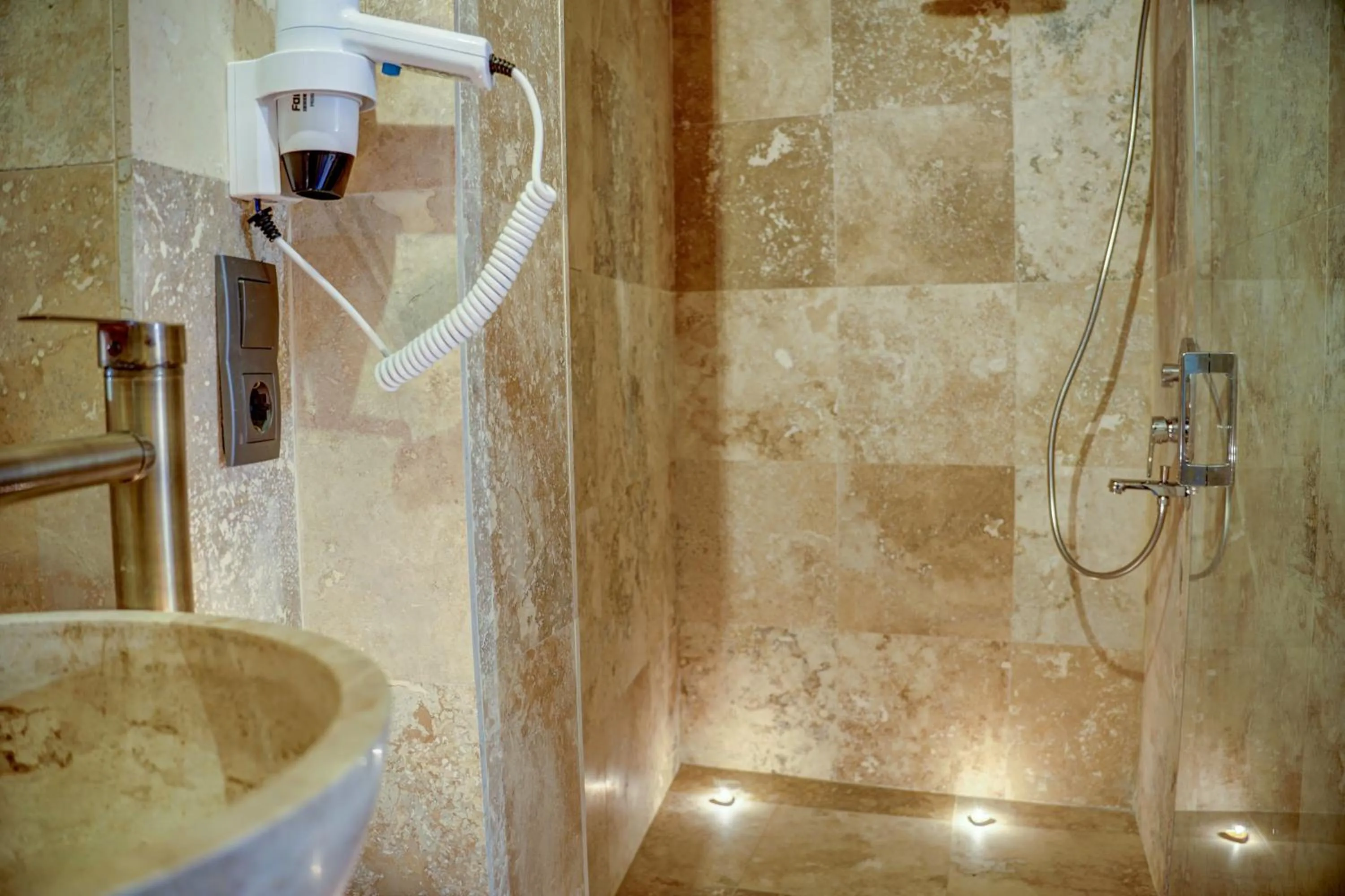 Shower in Cappadocia Alfa Cave Hotel