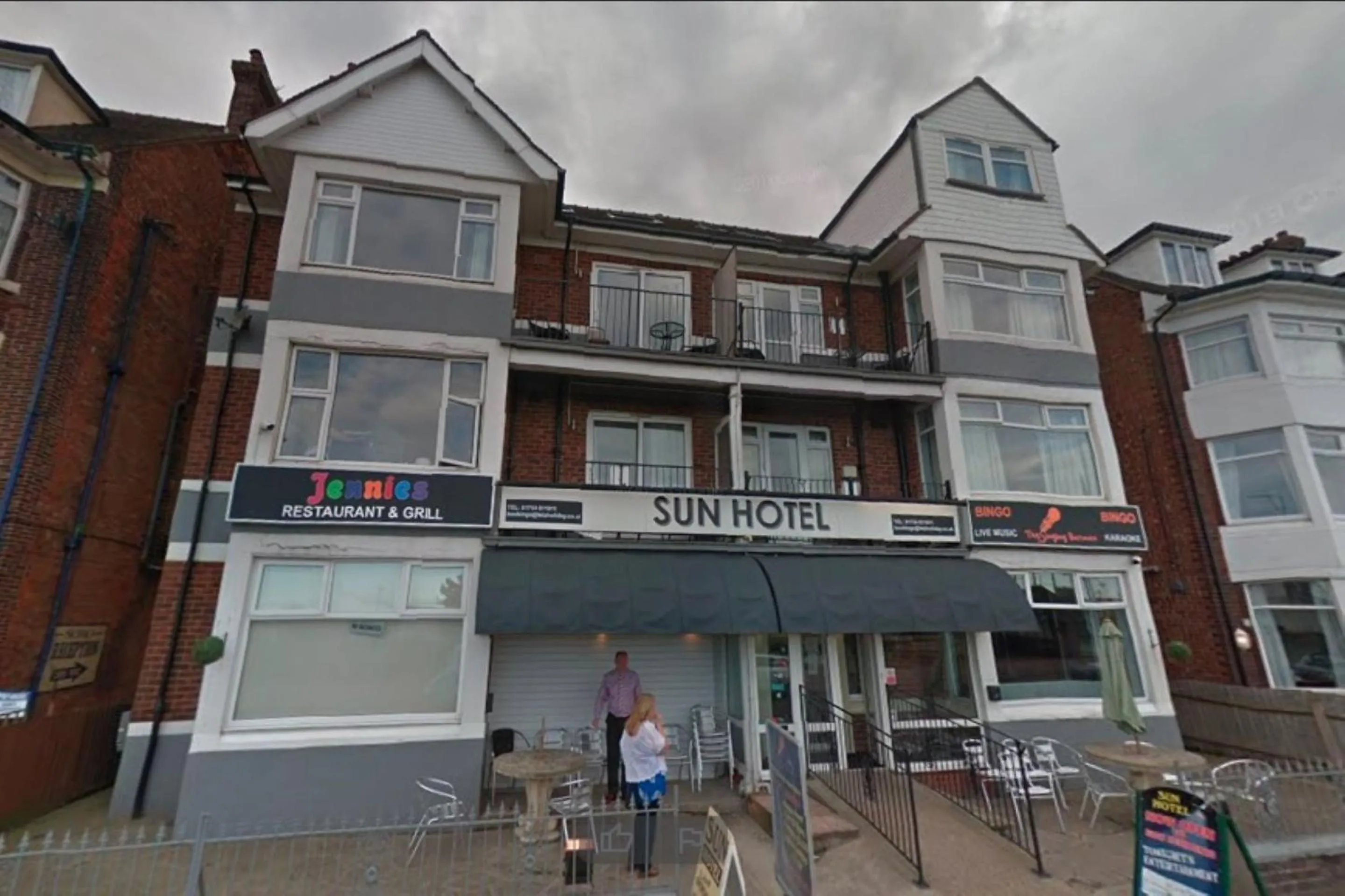 Property building in OYO The Sun Hotel