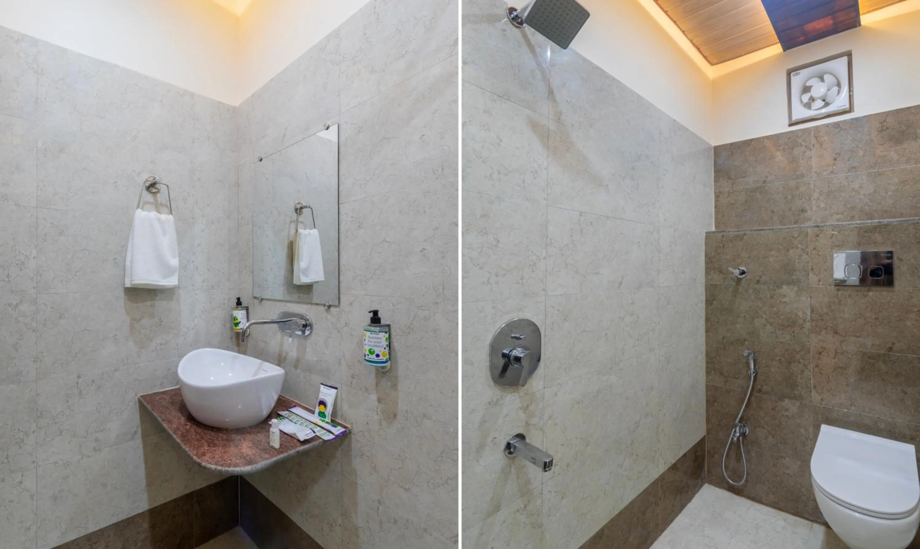 Bathroom in Treebo Golden Kashi