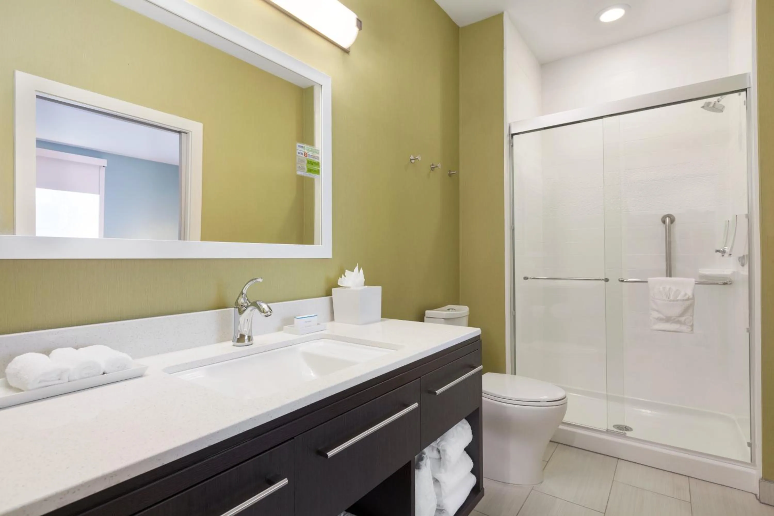 Shower in Home2 Suites by Hilton Amarillo West Medical Center