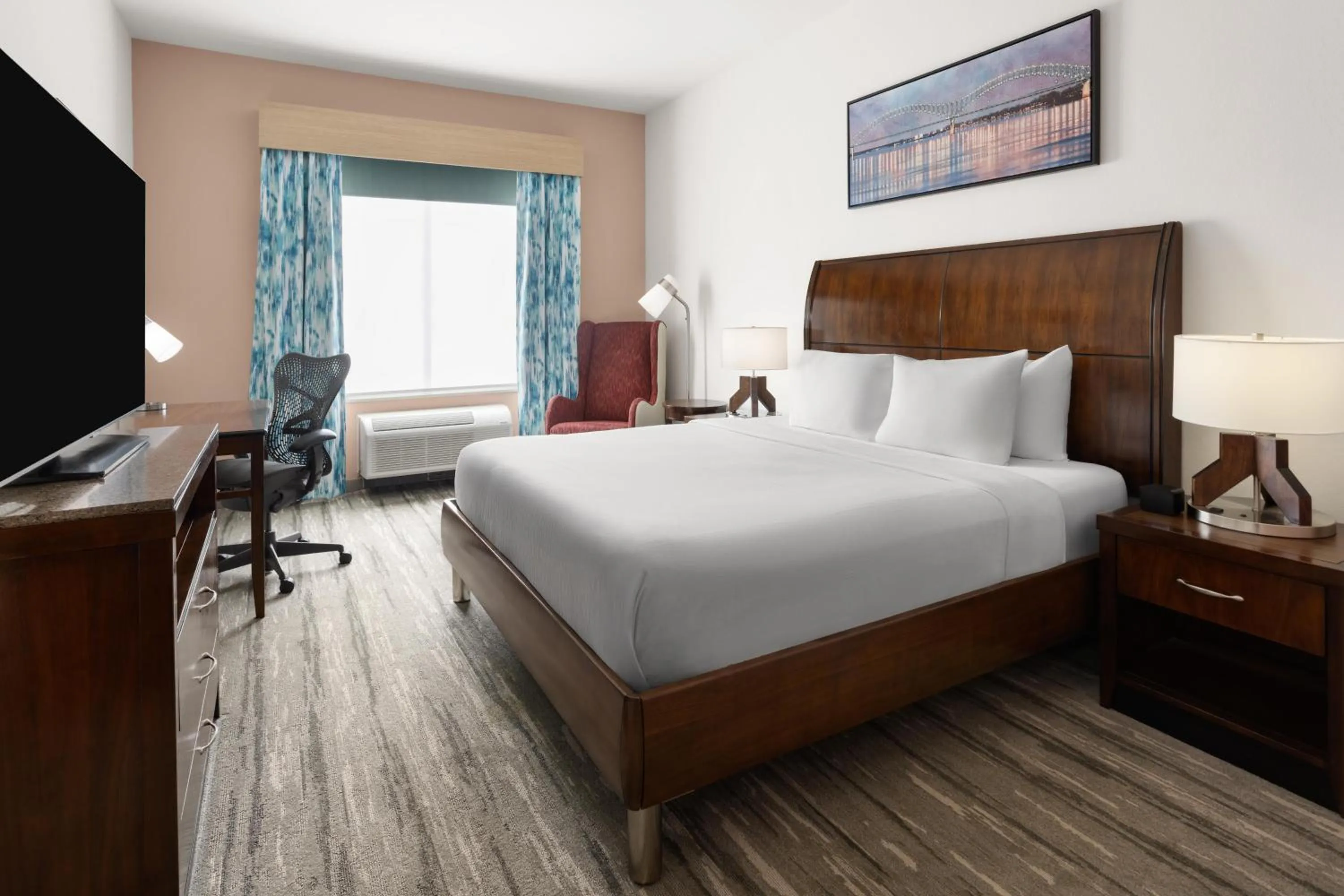 Bed in Hilton Garden Inn Memphis/Wolfchase Galleria