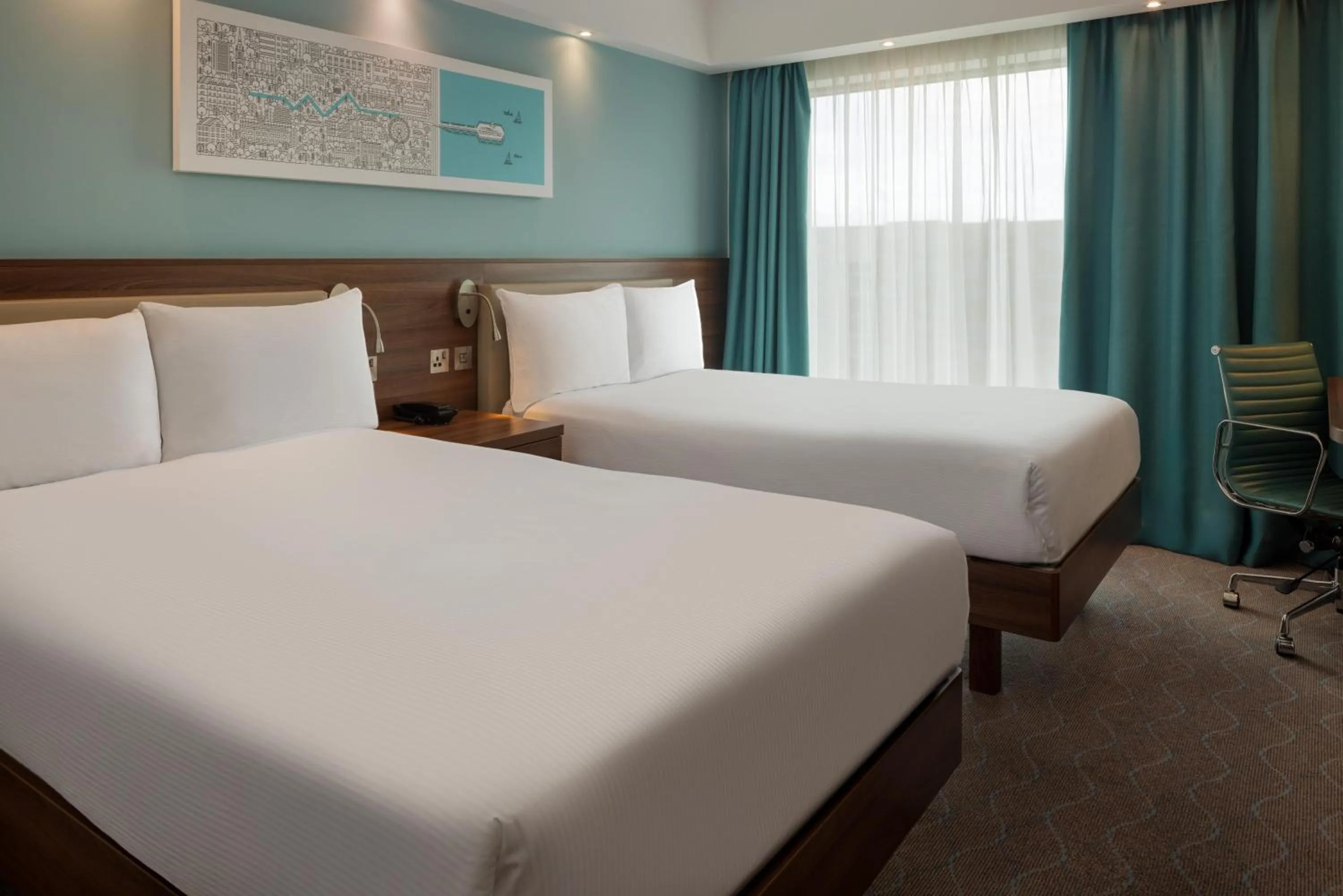 Bed in Hampton by Hilton Bournemouth