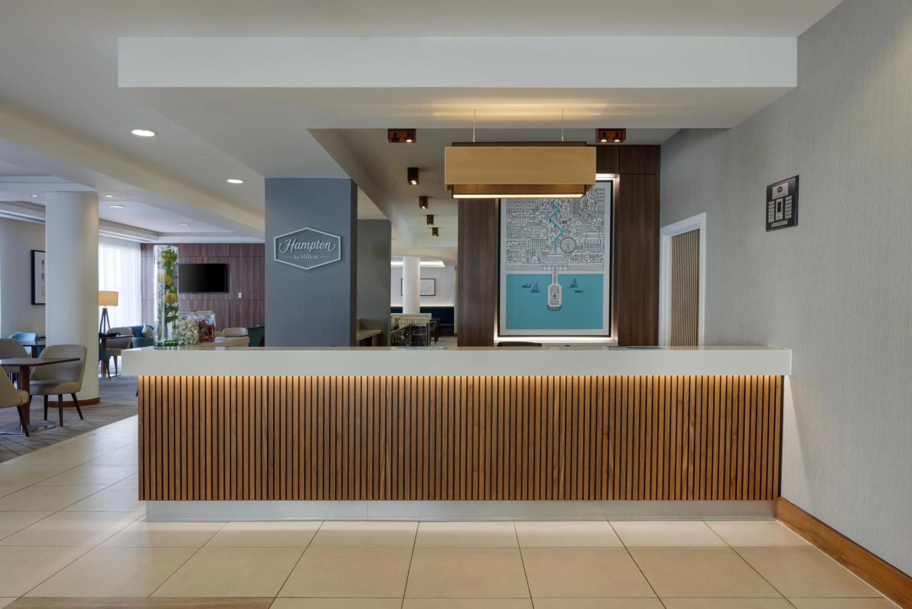 Lobby or reception in Hampton by Hilton Bournemouth