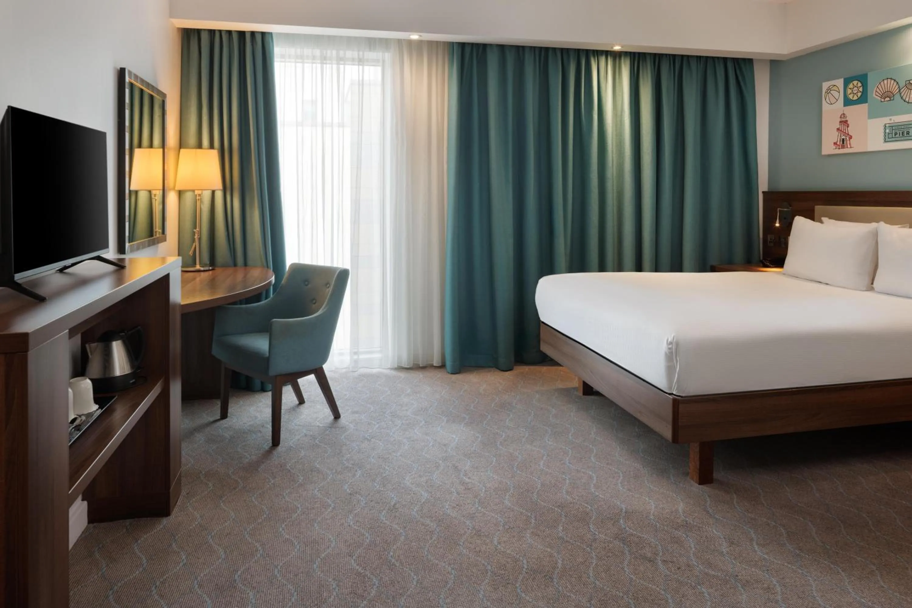 Bed in Hampton by Hilton Bournemouth