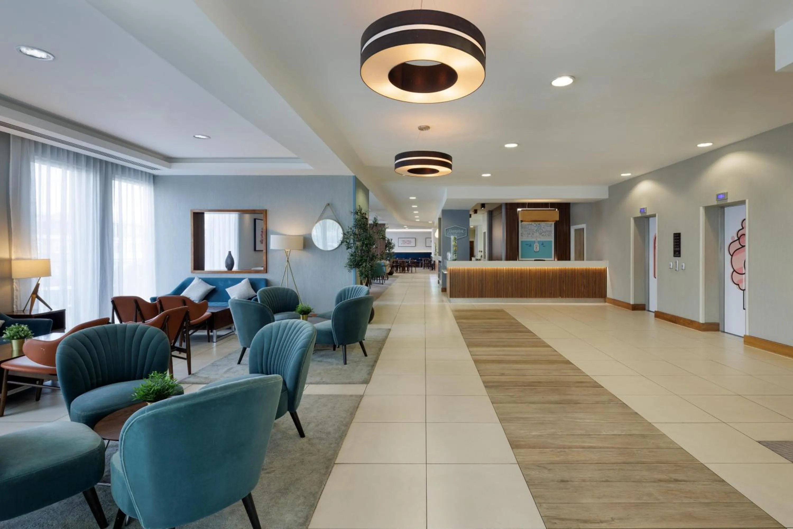 Lobby or reception in Hampton by Hilton Bournemouth