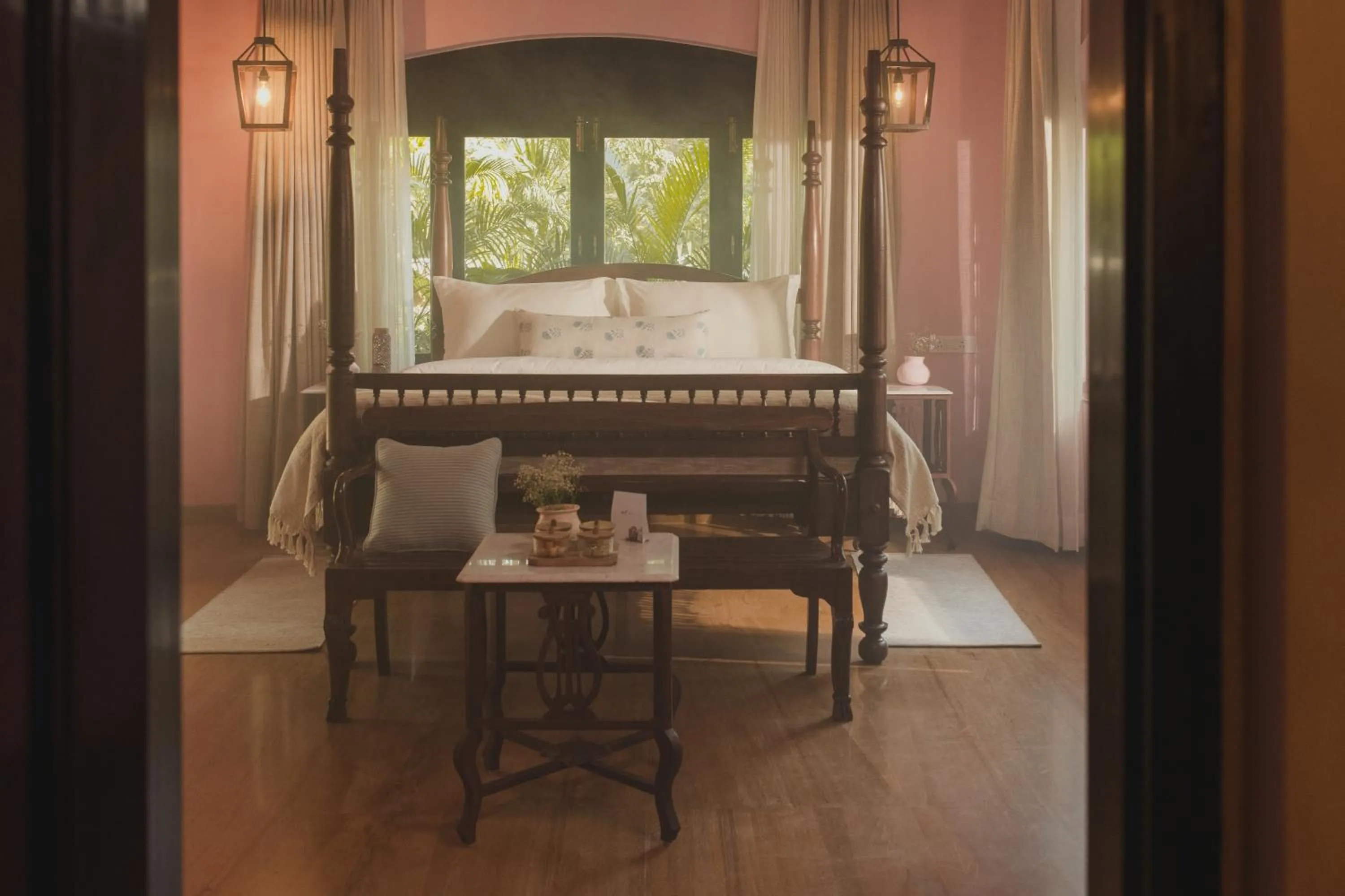 Photo of the whole room, Bed in Brij Paraiso Saligao, Goa - An Indo-Portuguese Villa