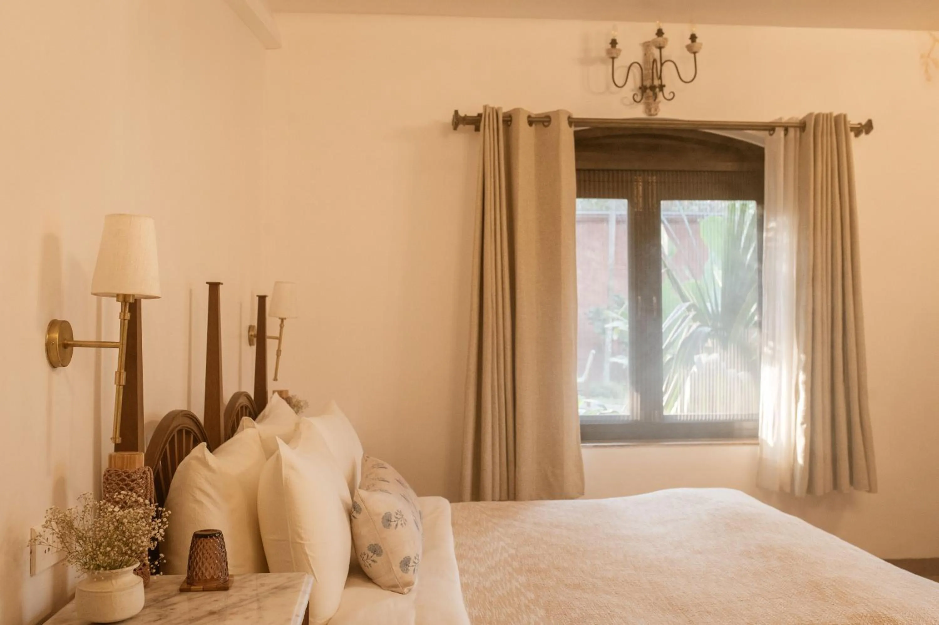 Bedroom, Bed in Brij Paraiso Saligao, Goa - An Indo-Portuguese Villa