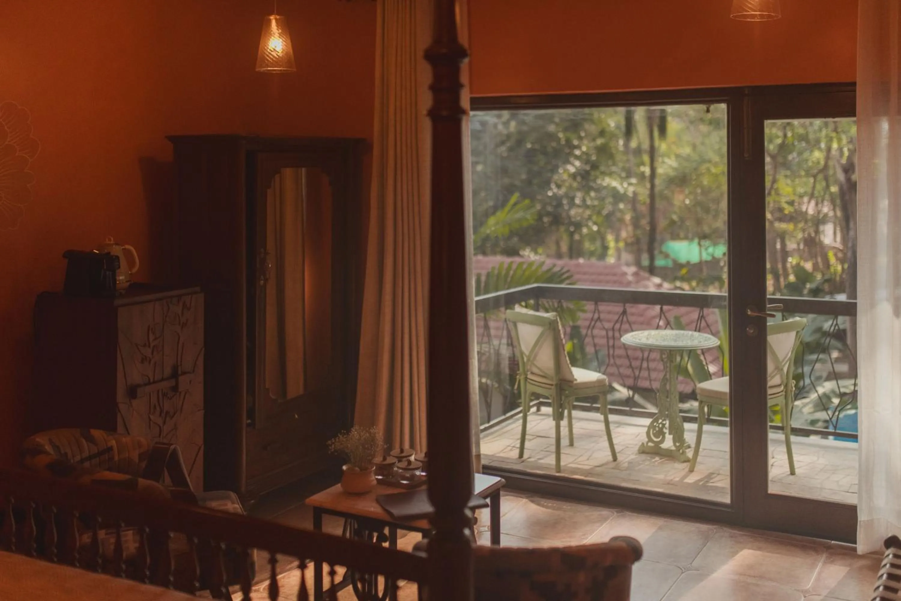 Balcony/Terrace in Brij Paraiso Saligao, Goa - An Indo-Portuguese Villa