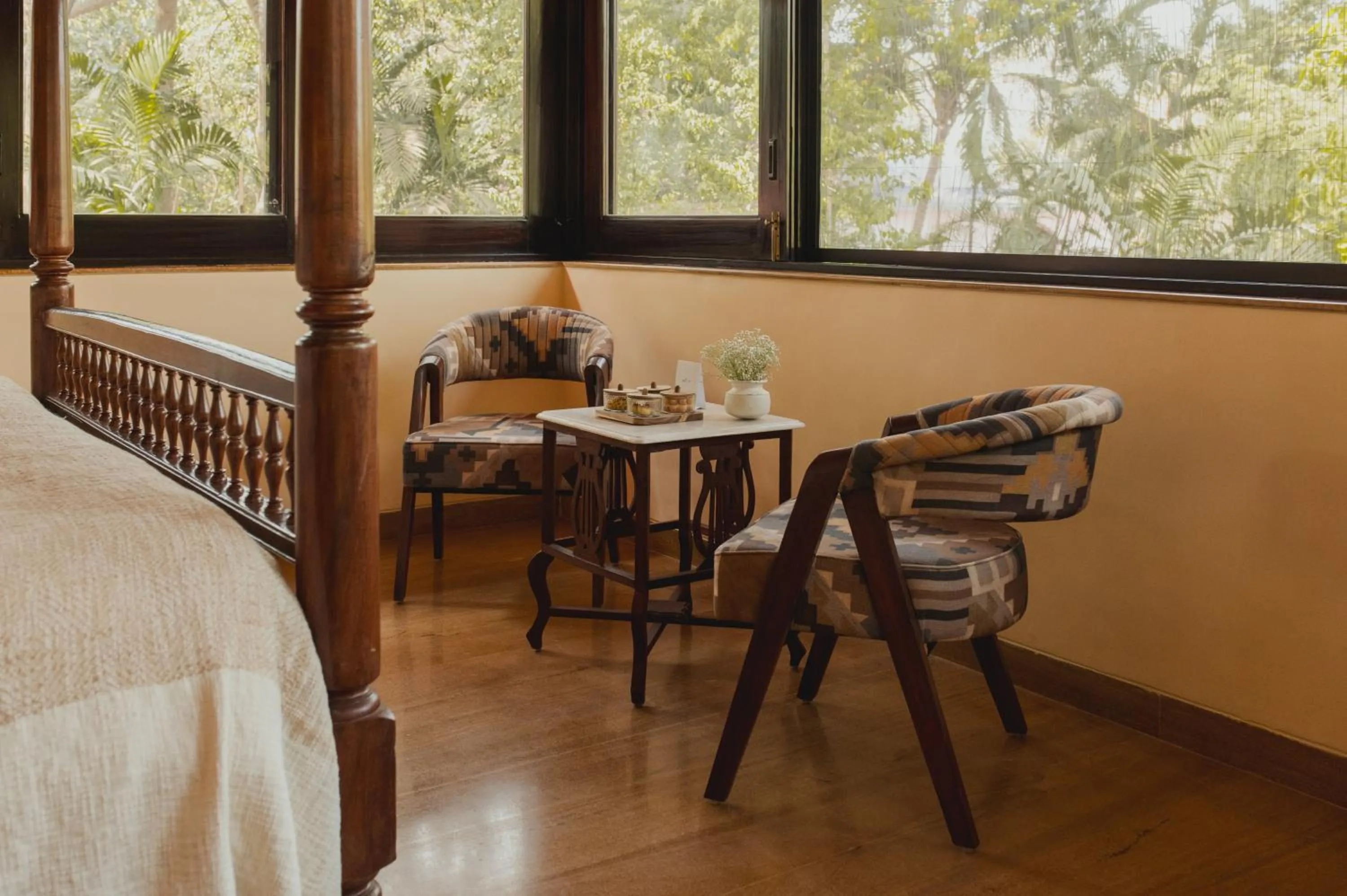 Bedroom in Brij Paraiso Saligao, Goa - An Indo-Portuguese Villa