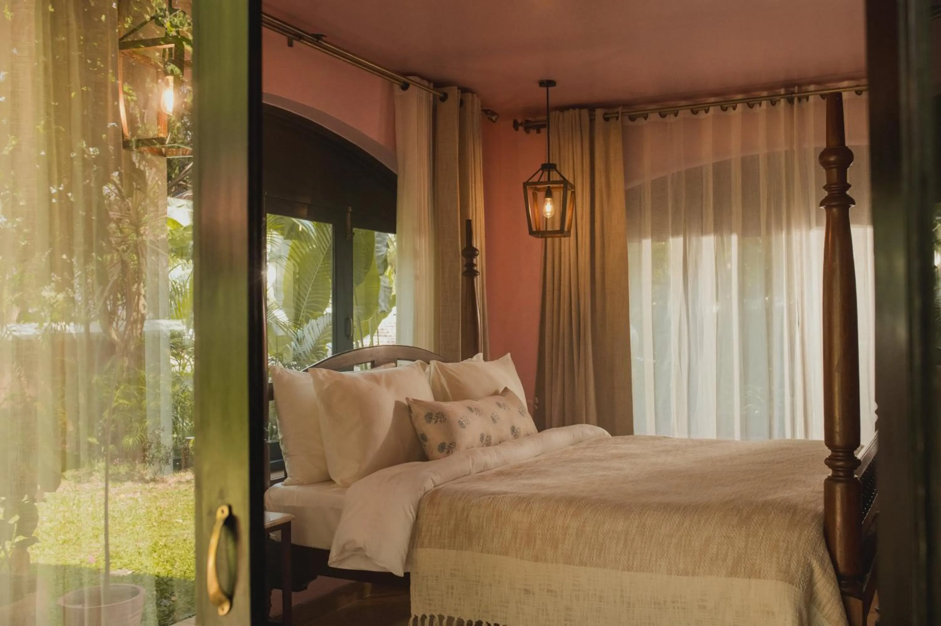 Bedroom, Bed in Brij Paraiso Saligao, Goa - An Indo-Portuguese Villa