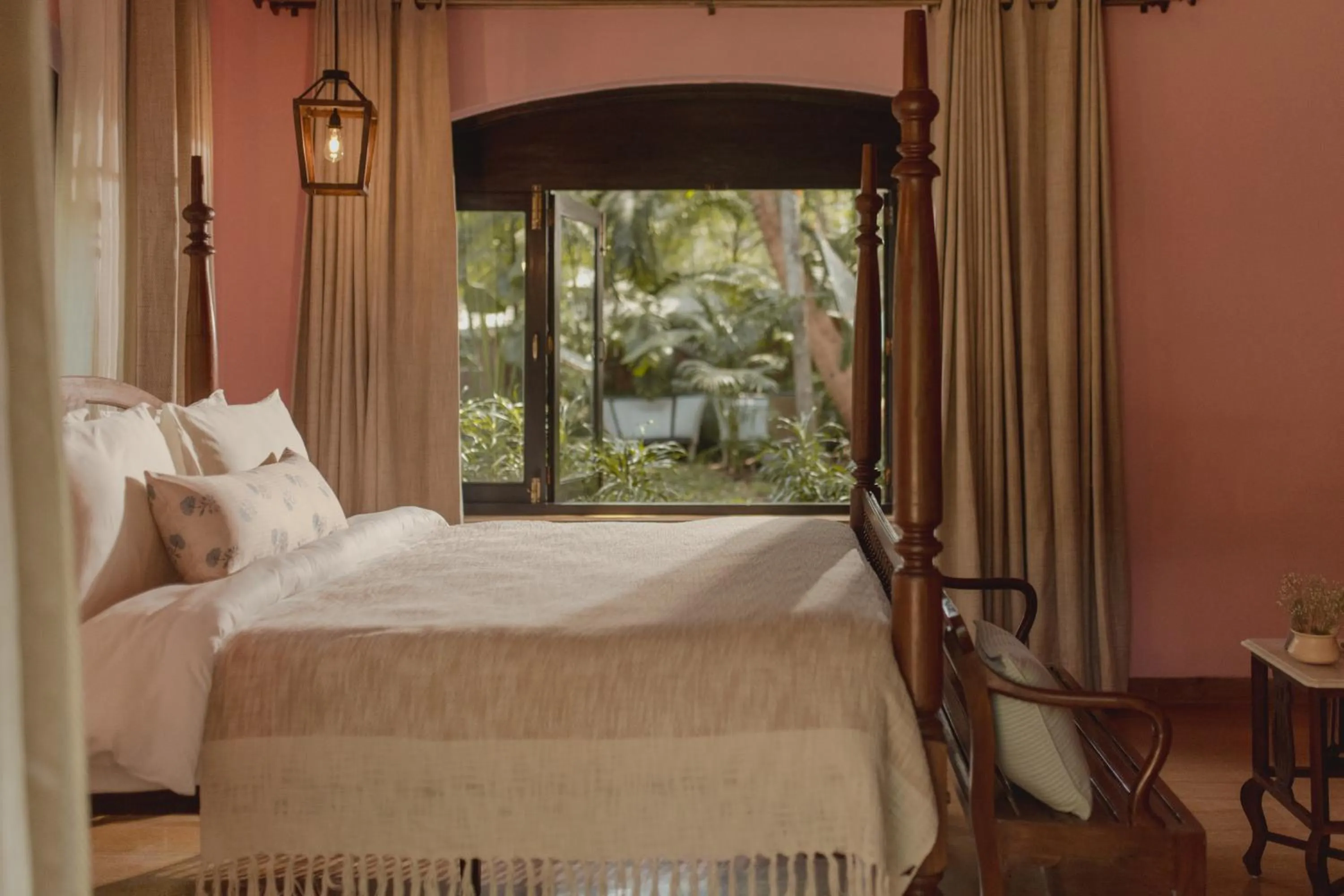 Photo of the whole room, Bed in Brij Paraiso Saligao, Goa - An Indo-Portuguese Villa