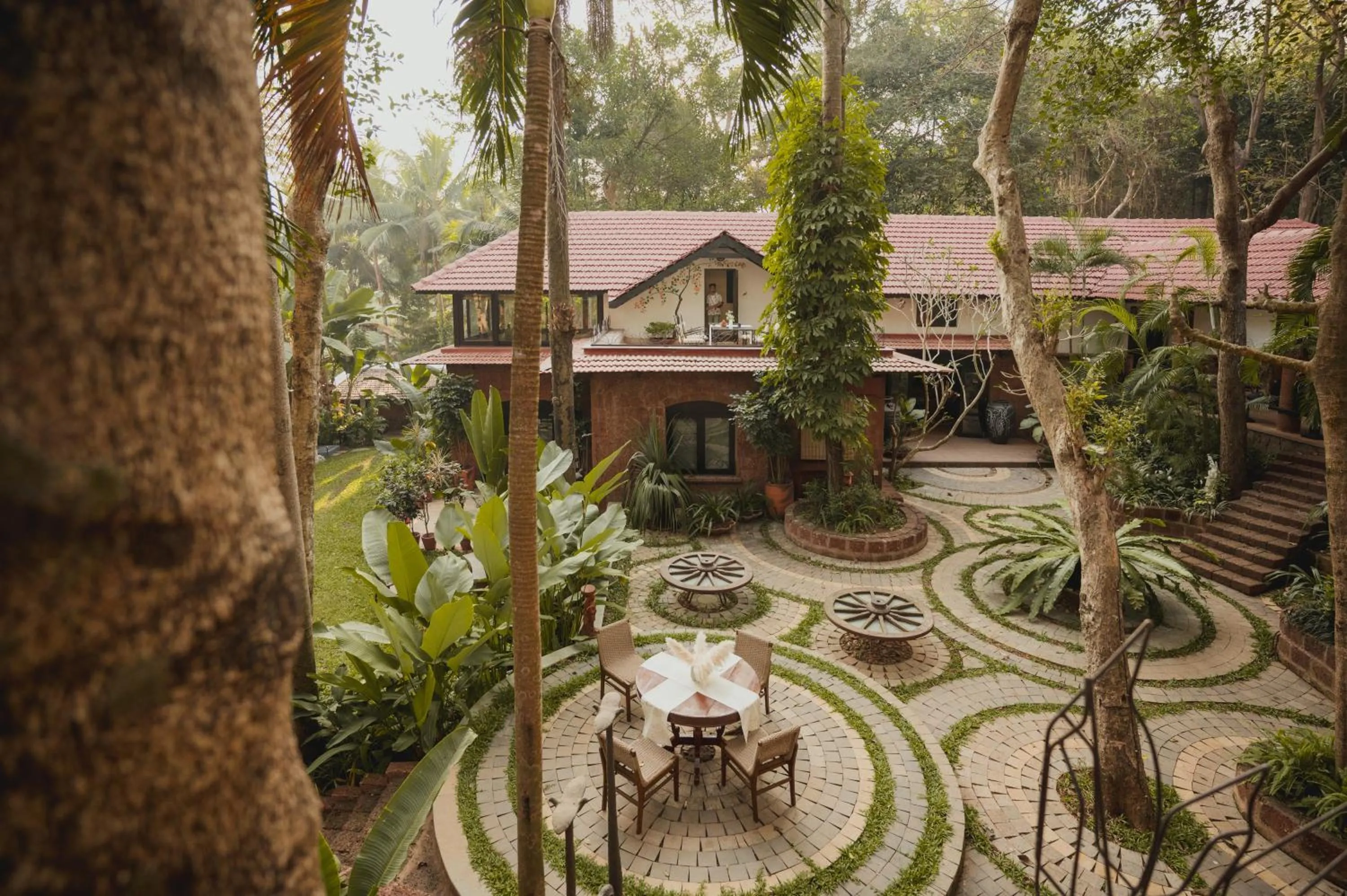 Natural landscape in Brij Paraiso Saligao, Goa - An Indo-Portuguese Villa