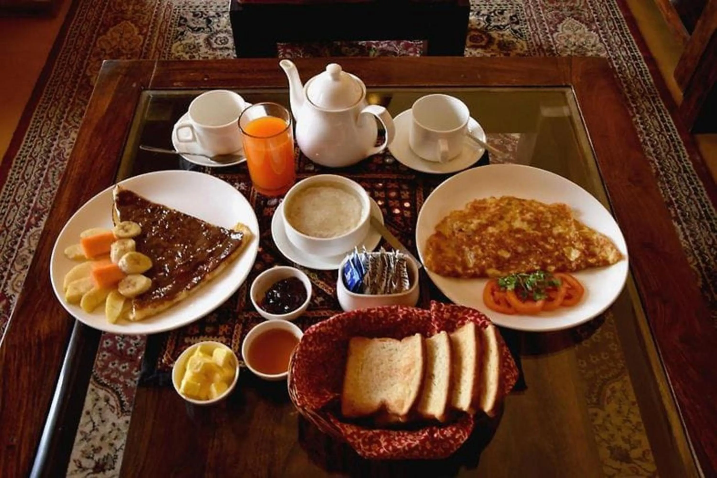 Food and drinks in Hotel Jaisan Haveli