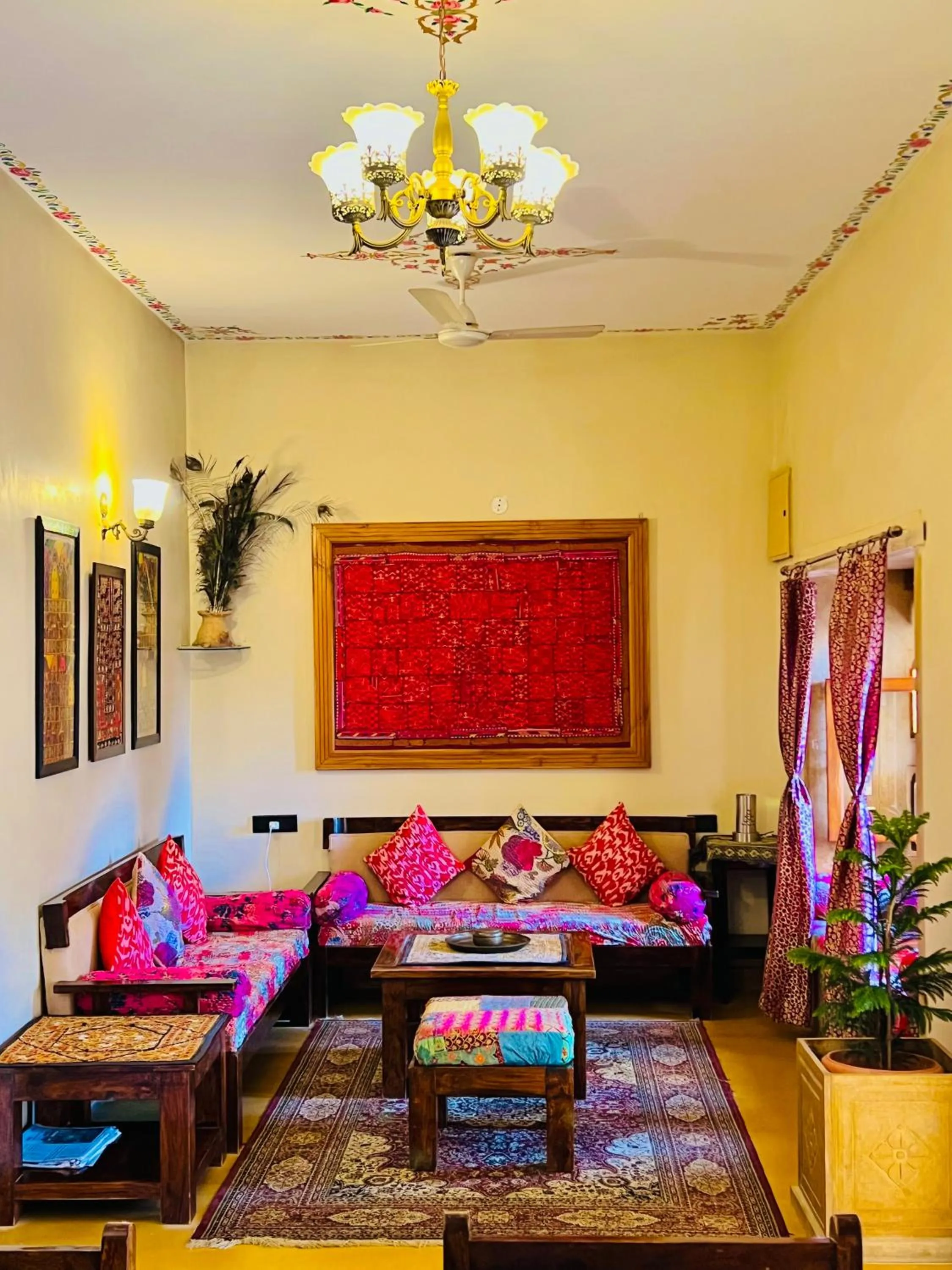 Lobby or reception in Hotel Jaisan Haveli