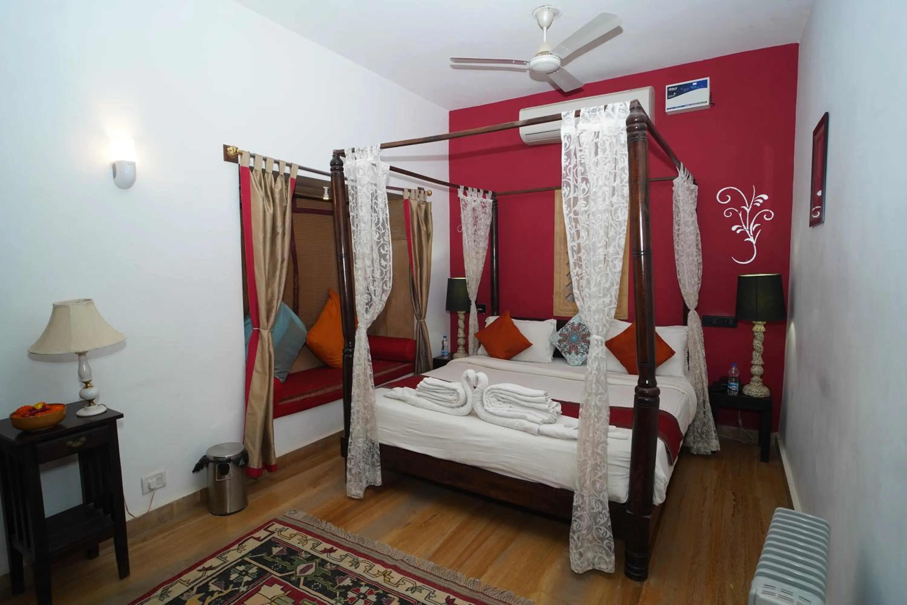 Bedroom, Bed in Hotel Jaisan Haveli