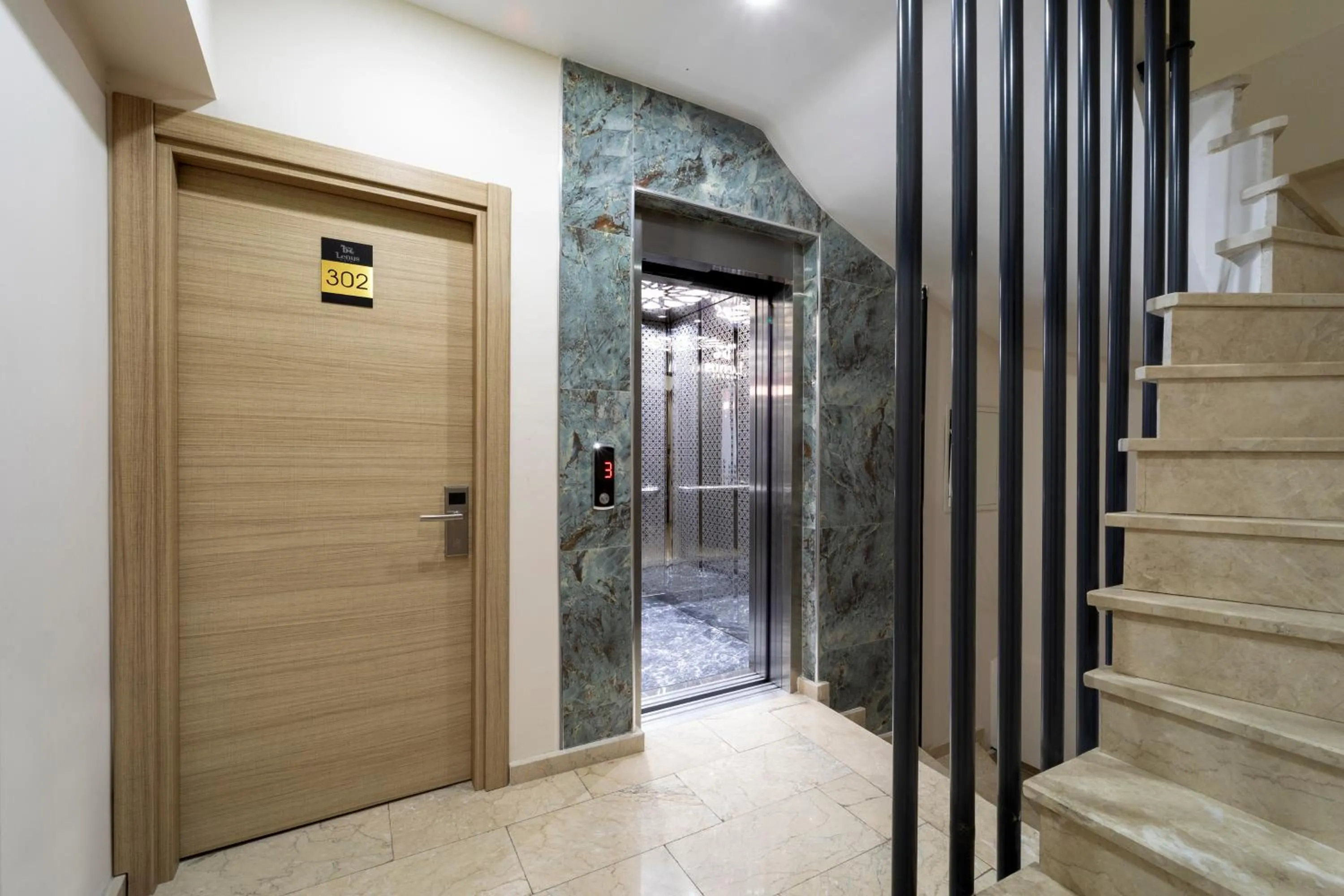 elevator in Lenus Hagia Sophia Hotel