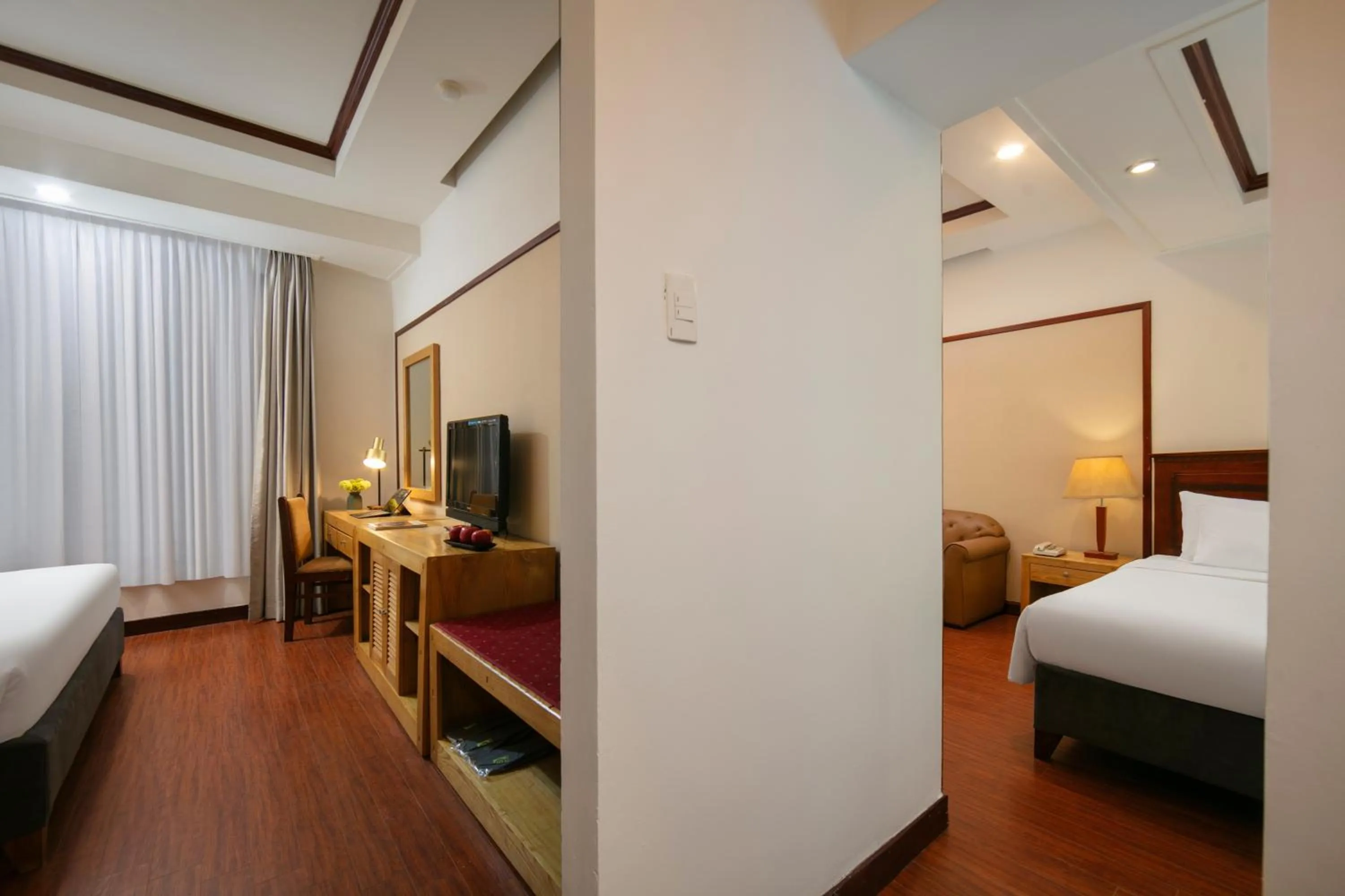 Bed in Sao Mai Boutique Hotel