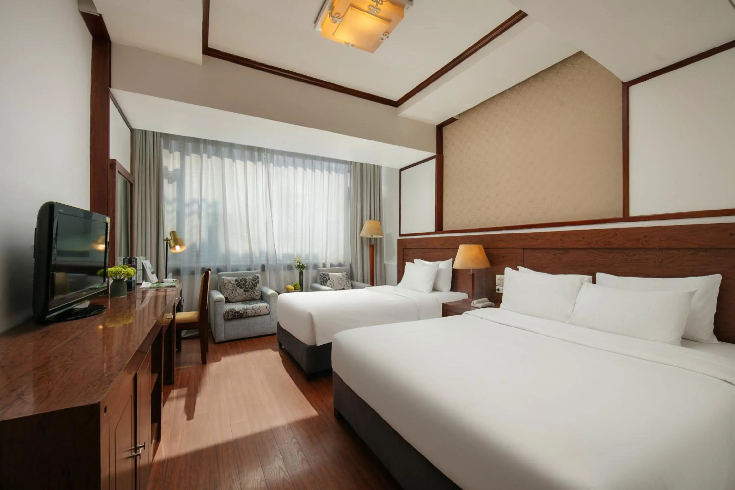 Bed in Sao Mai Boutique Hotel