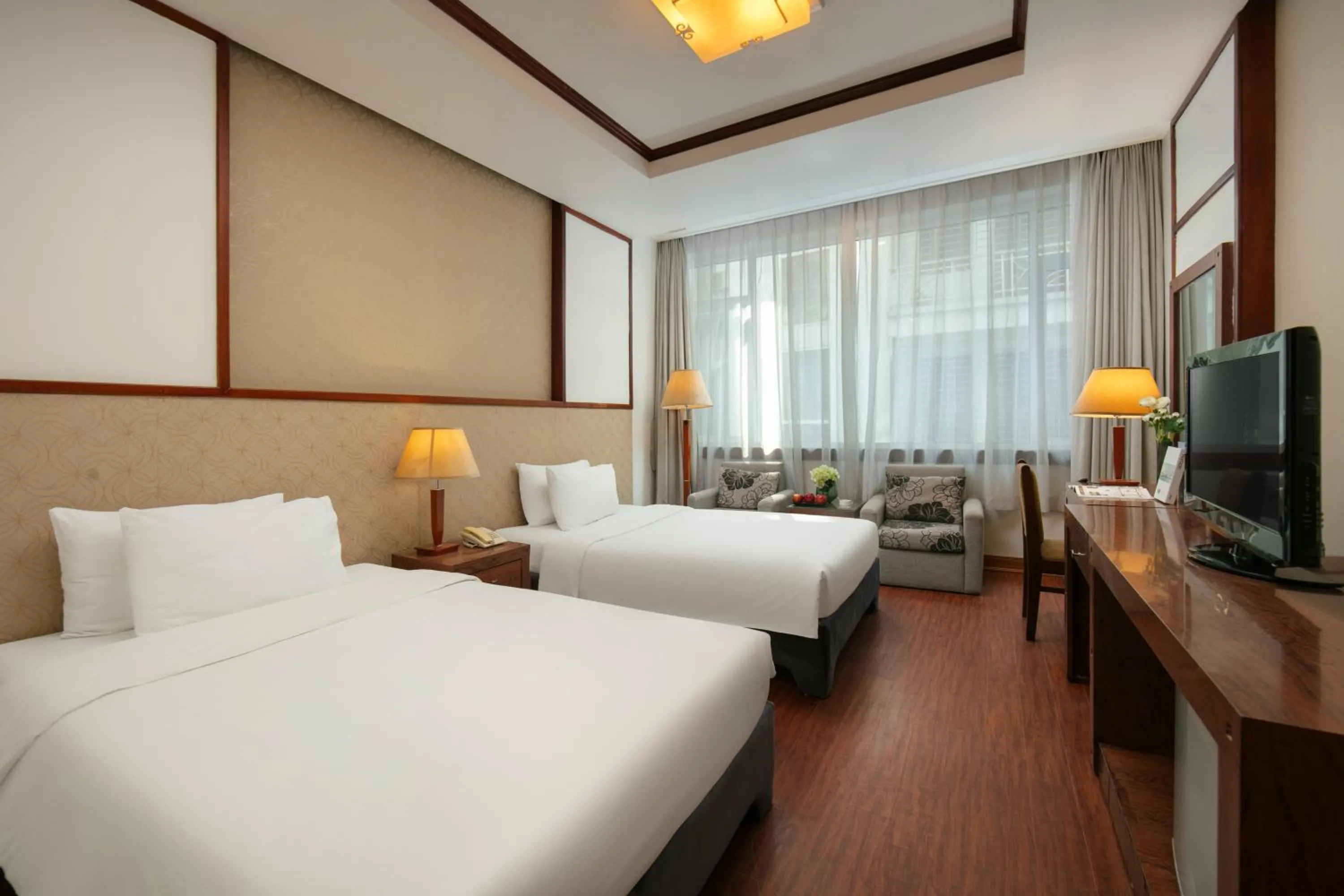 Bed in Sao Mai Boutique Hotel